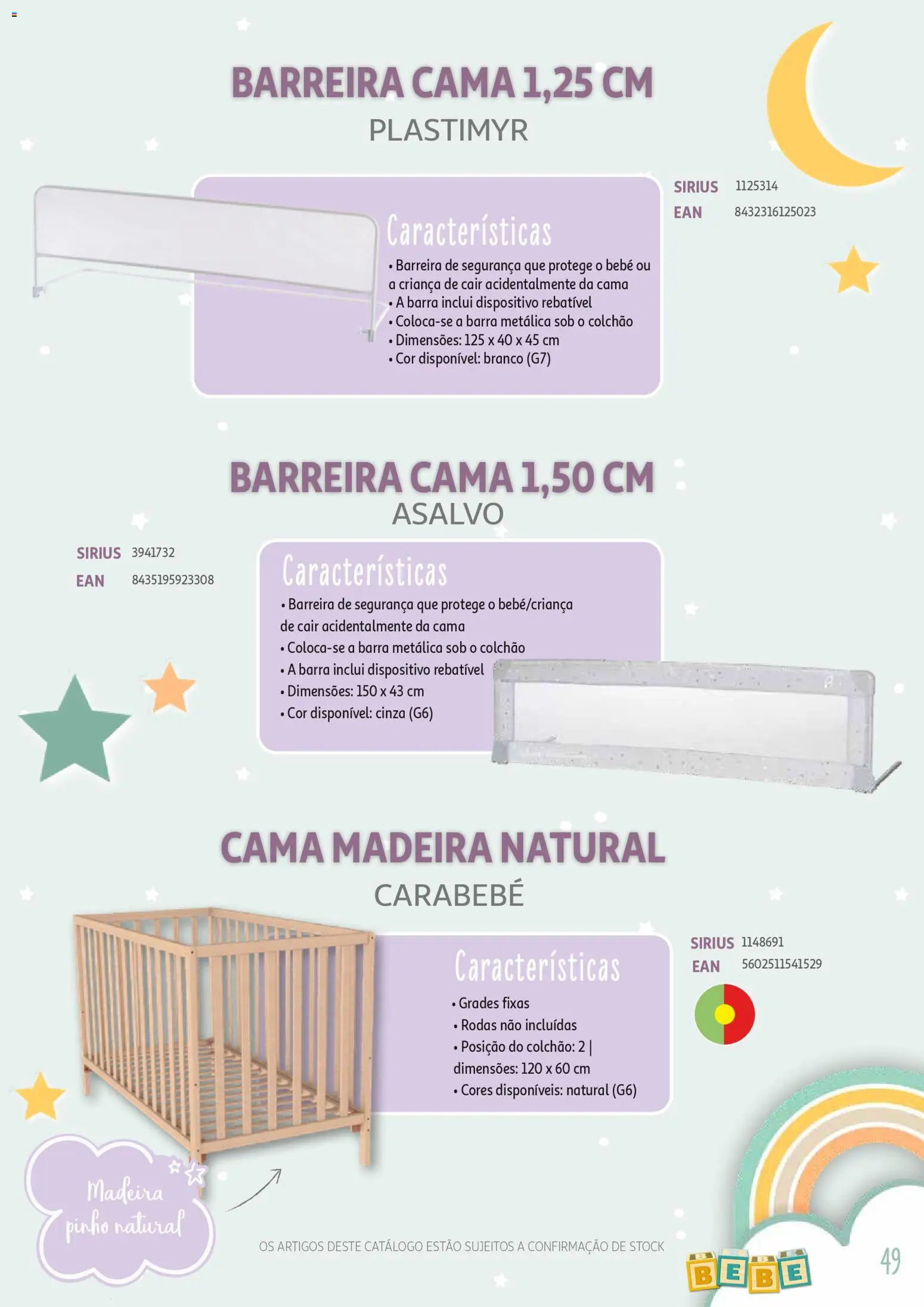Auchan - Catálogo Puericultura │ válido de 13/01/2026 | Página: 49 | Produtos: Cama, Colchão