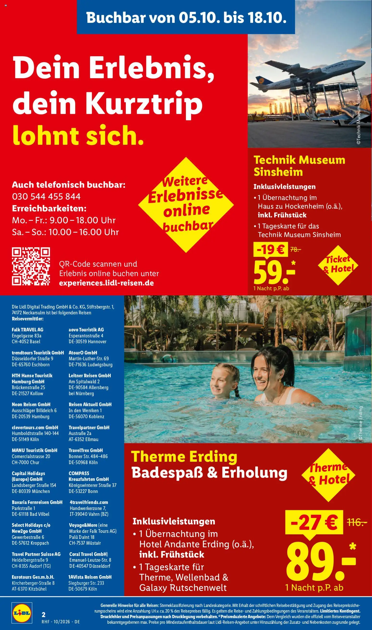 Lidl Reisen Prospekt – gültig ab 30.09.2026 | Seite: 2