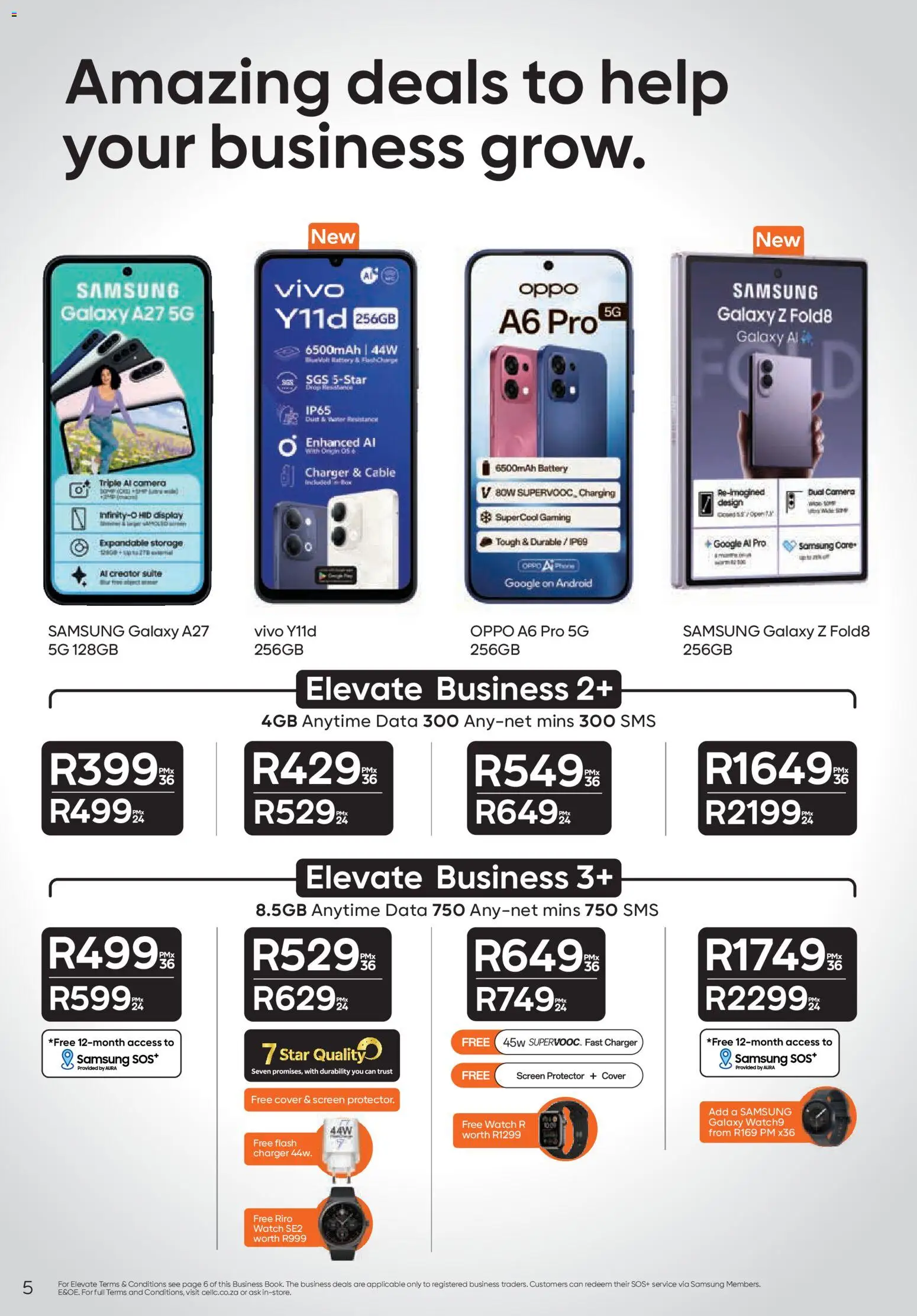 New Cell C catalogue – valid from 22/09/2026 | Page: 5
