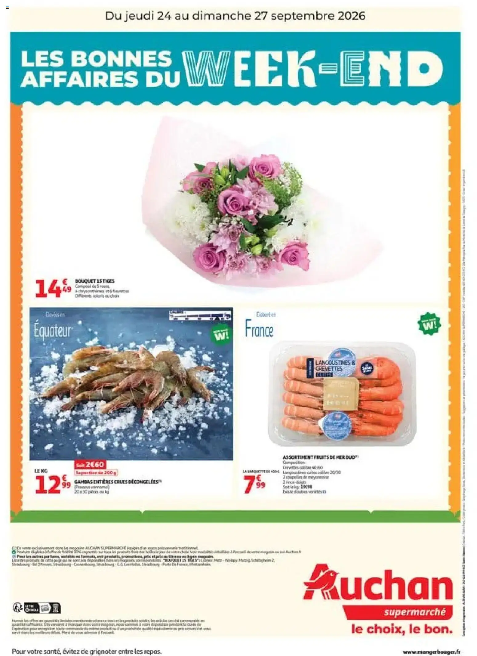 {H1} | Page: 2 | Produits: Fruits de mer, Crevettes, Fruits, Gambas