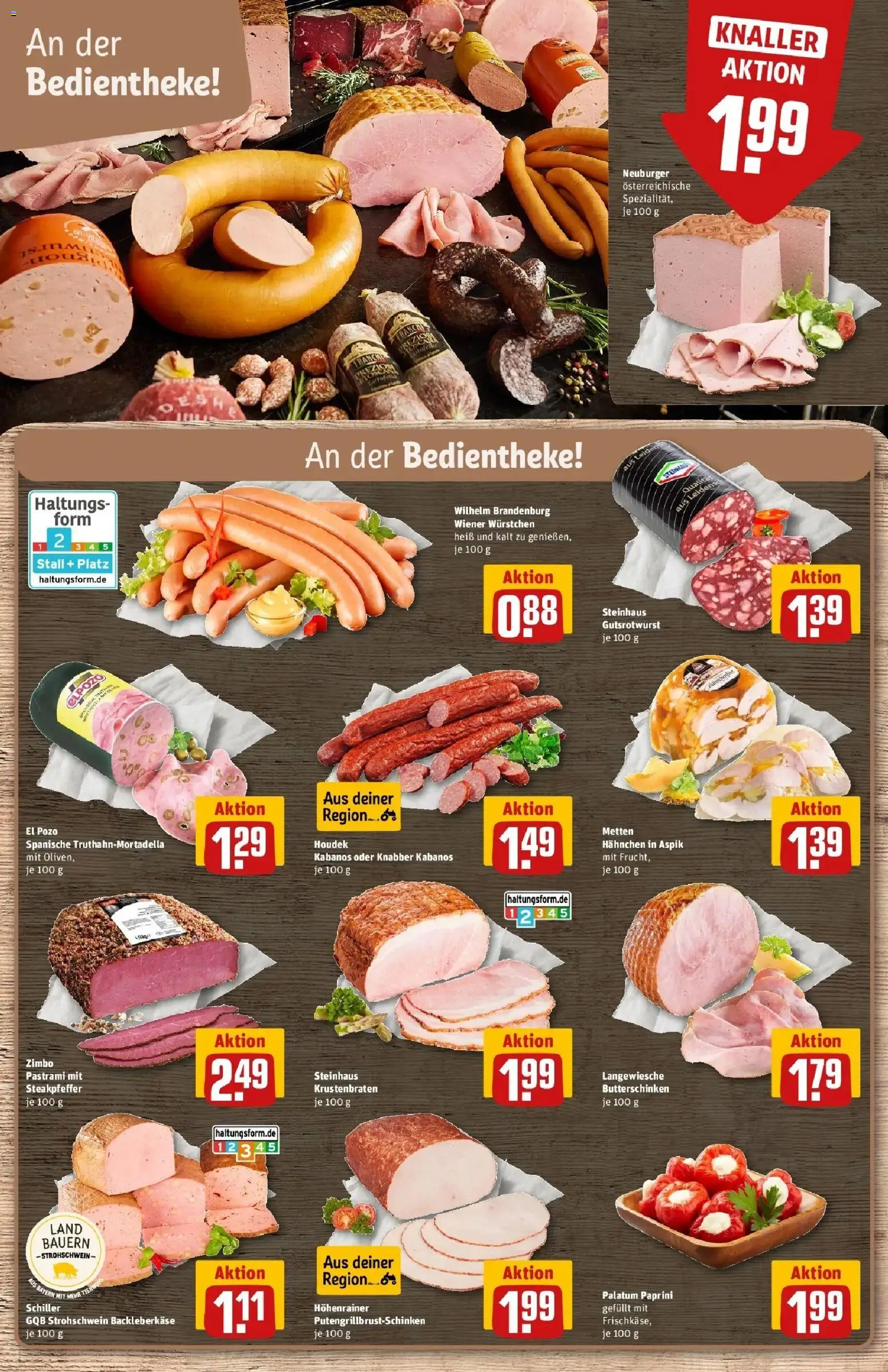 Rewe Prospekt Pegnitz	 – gültig ab 20.04.2026 | Seite: 16 | Produkte: Hahnchen, Wiener wurstchen, Krustenbraten