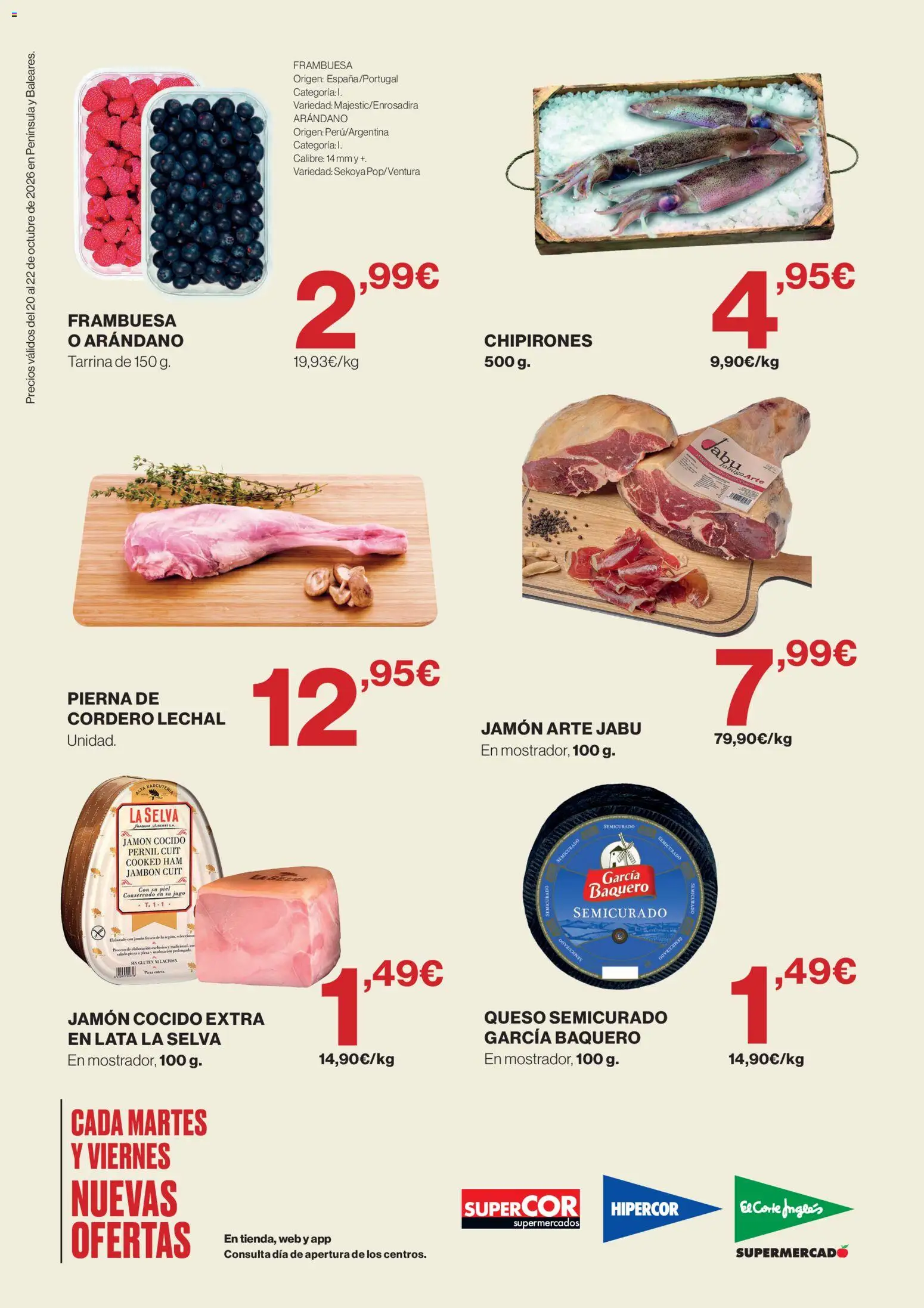 Folleto Supercor - Página 2 - Ofertas válidas hasta el 22 de octubre de 2026