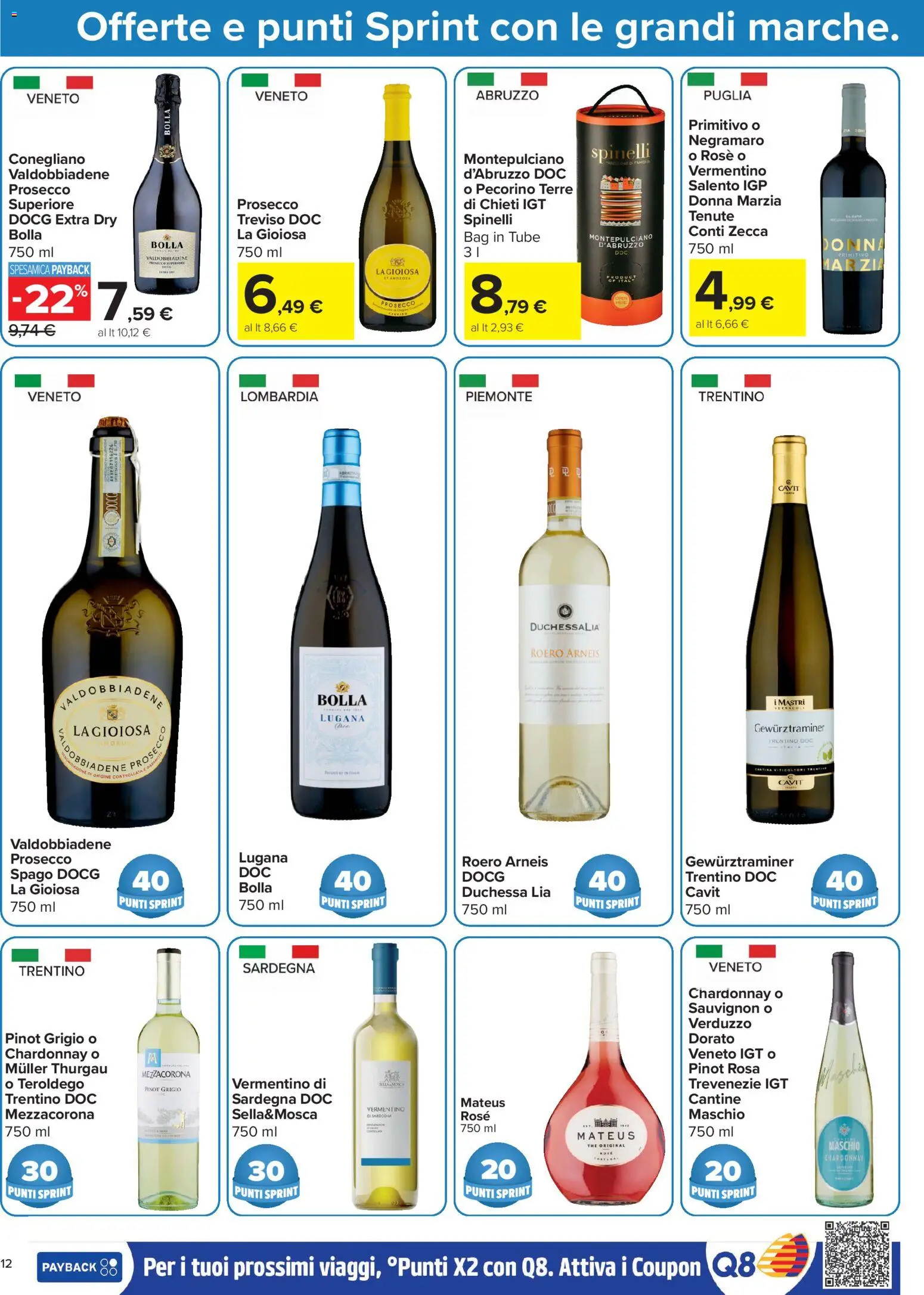 Volantino Carrefour del 06/08/2026 | Pagina: 12 | Prodotti: Prosecco, The, Pecorino