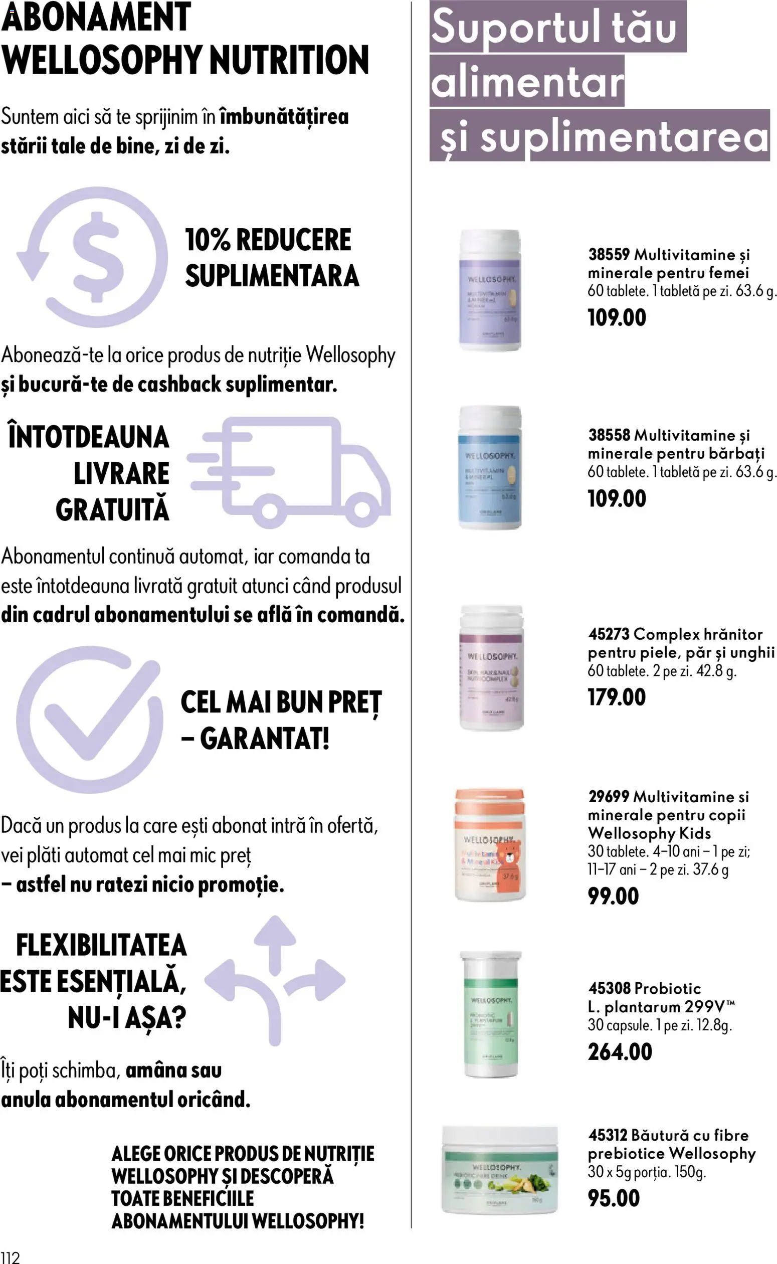 Noul catalog Oriflame – valabil de la 08.07.2026 | Pagină: 112 | Produse: Tabletă