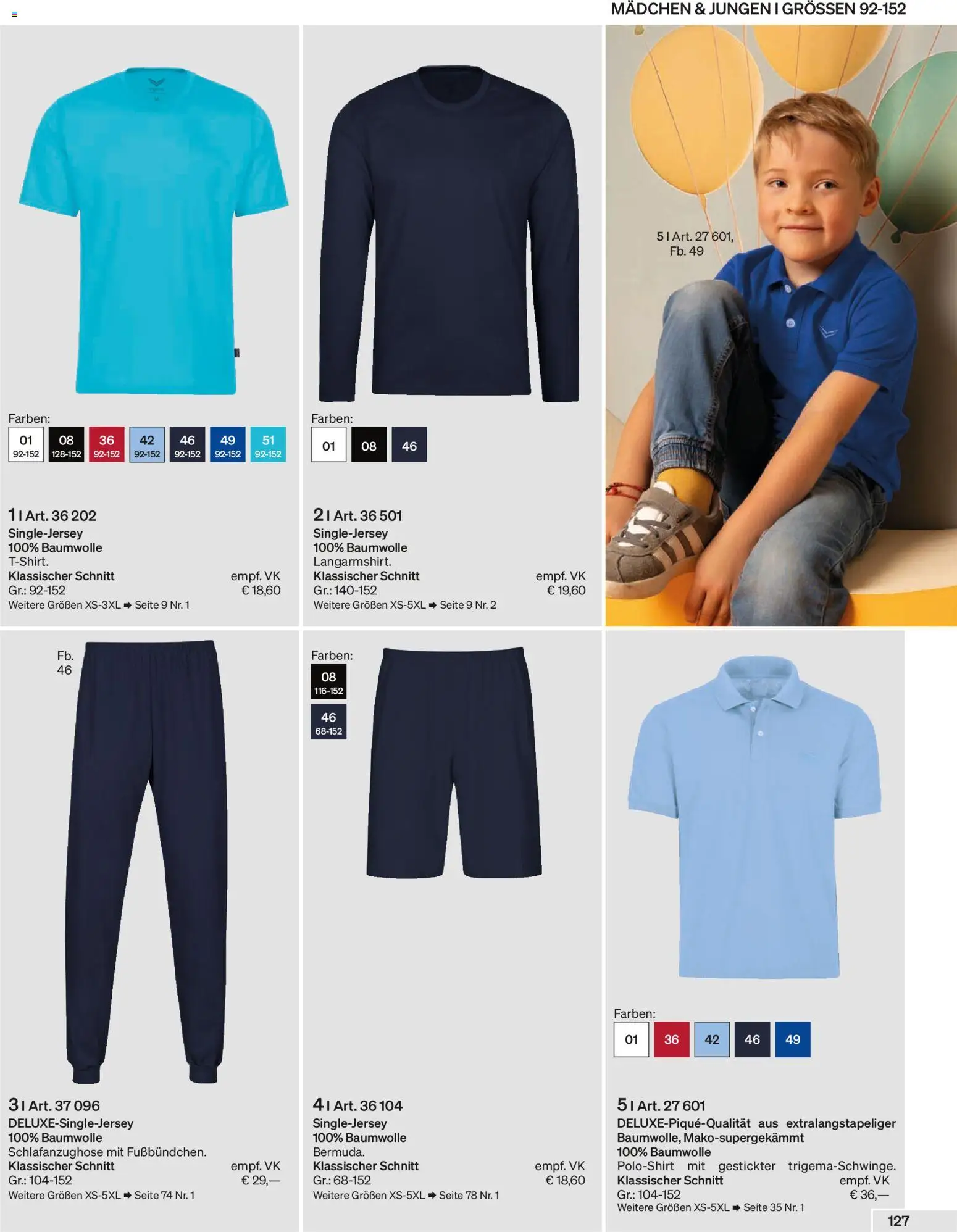 Trigema Prospekt – gültig ab 01.09.2026 | Seite: 128 | Produkte: Poloshirt