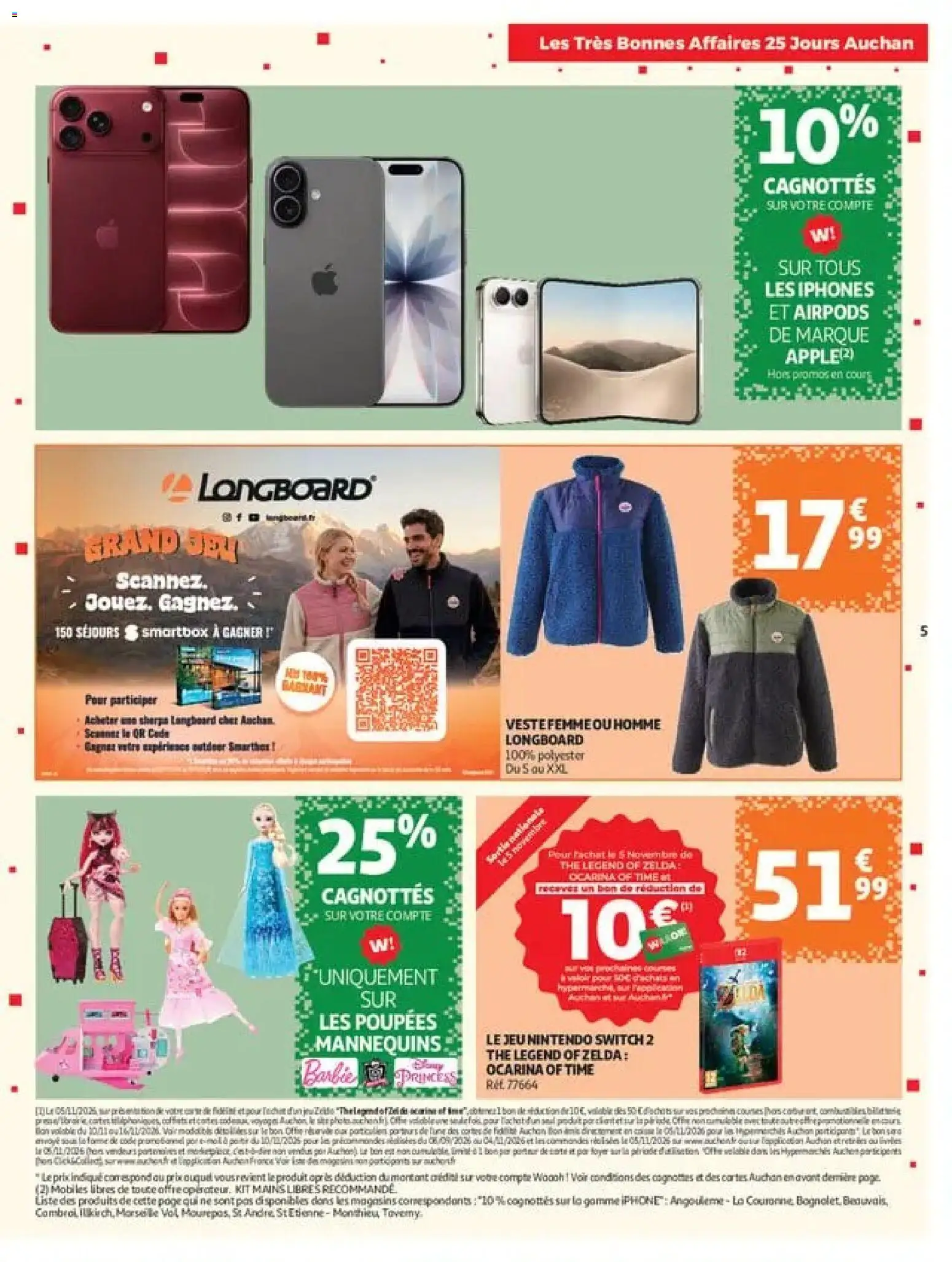 {H1} | Page: 5 | Produits: Nintendo Switch, Veste femme, Iphone, Veste
