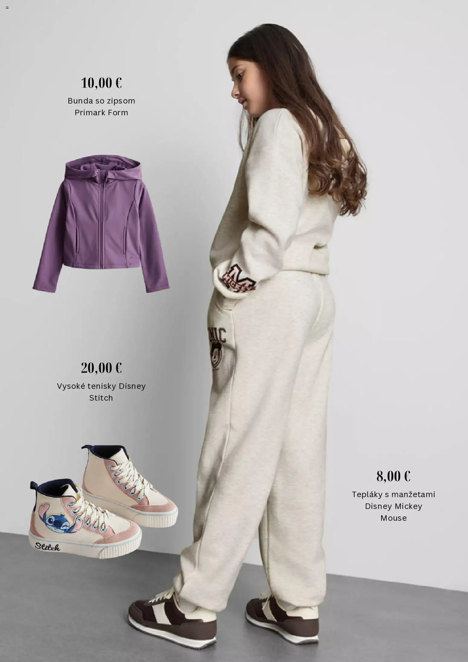 Nové Primark akcie – leták je platný od 01.10.2026 | Strana: 4 | Produkty: Bunda, Tenisky