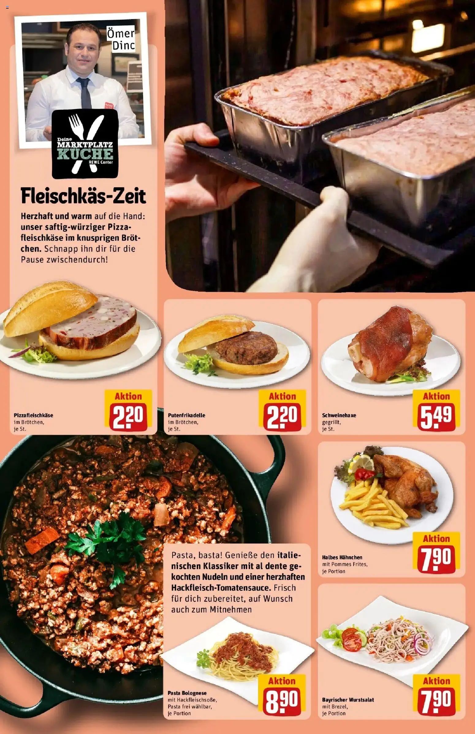 REWE Prospekt ab 28.09.2026 zum Blättern » Angebote | Seite: 19 | Produkte: Hahnchen, Pommes, Küche, Brot