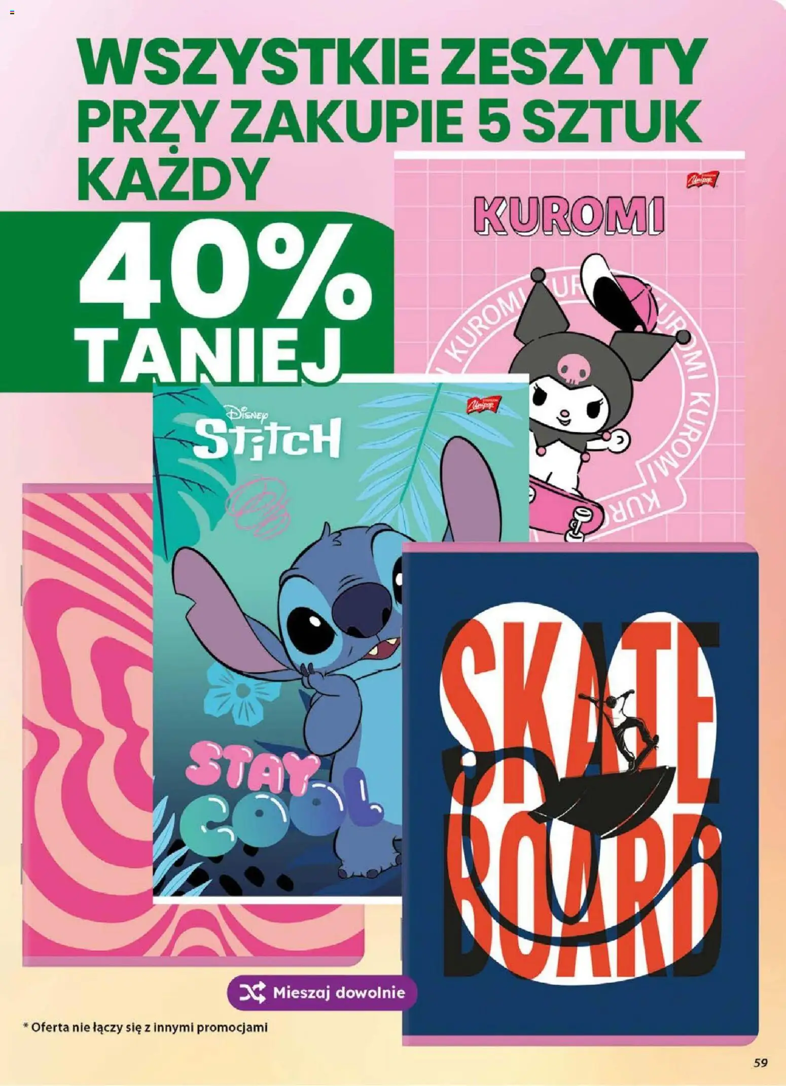 Dino gazetka od 02.09.2026 | Strona: 59 | Produkty: Zeszyty