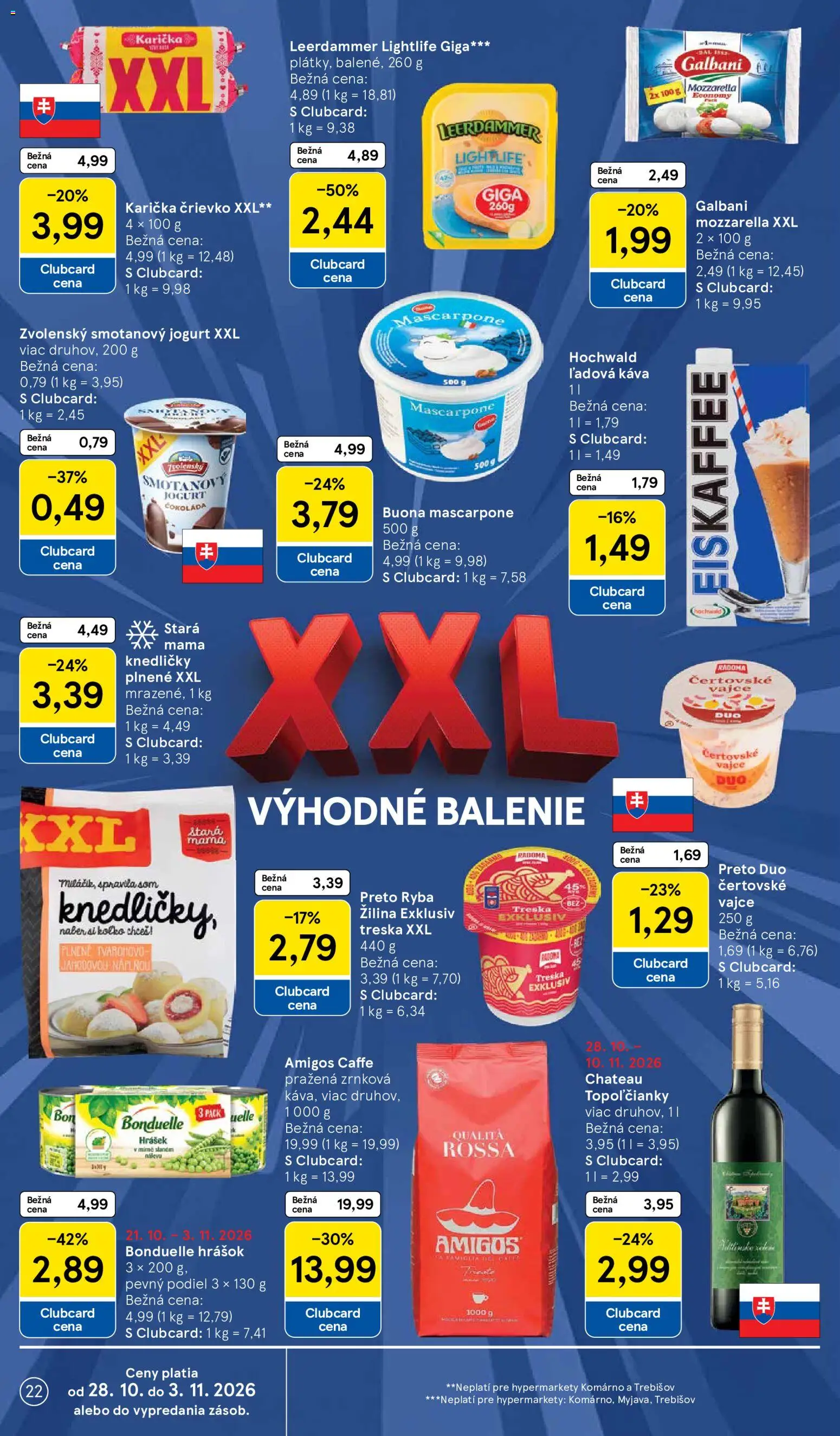 Nové Tesco akcie – leták je platný od 28.10.2026 | Strana: 22