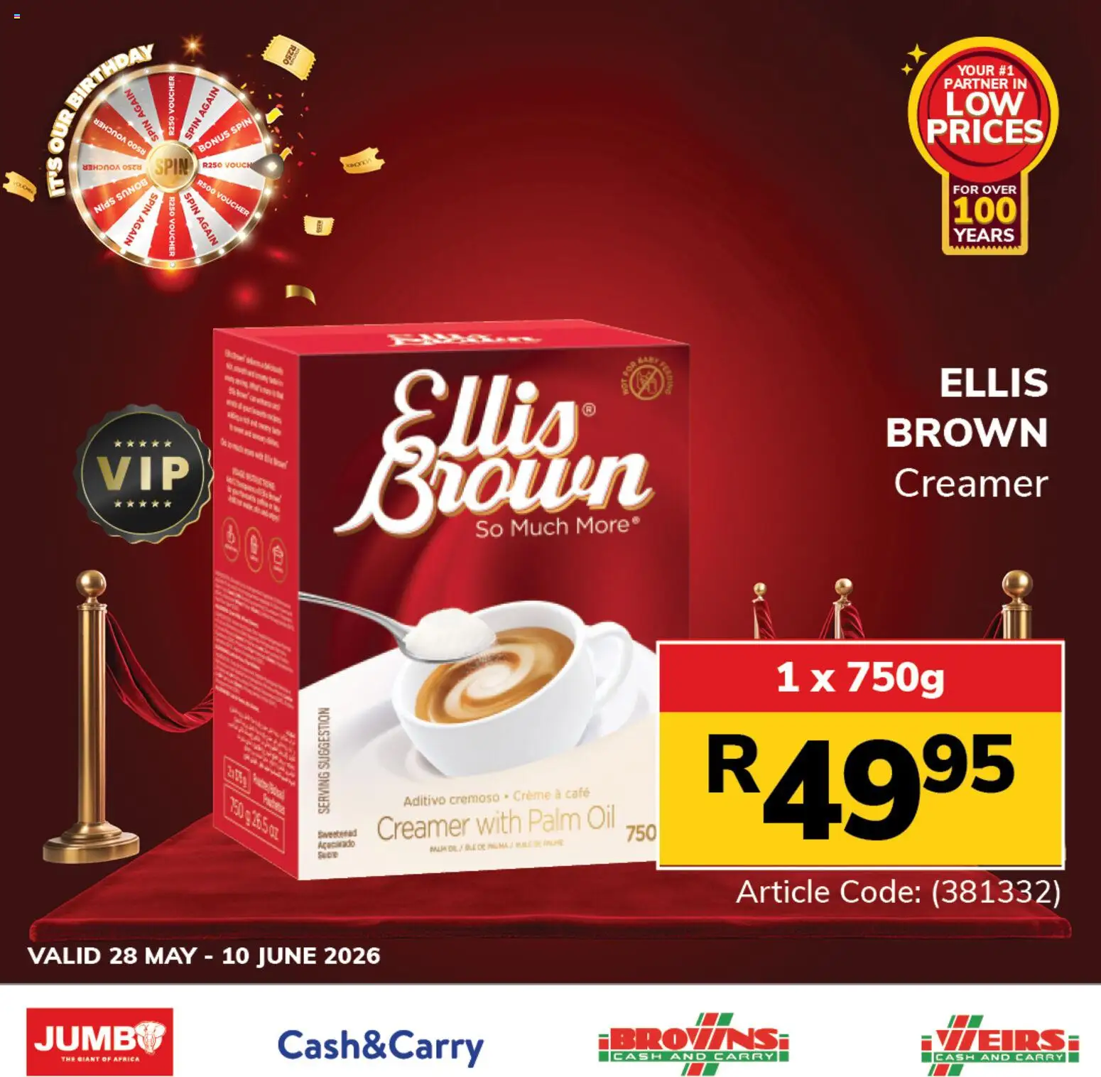 New Jumbo catalogue – valid from 28.05.2026 | Page: 3 | Products: Creamer, Oil