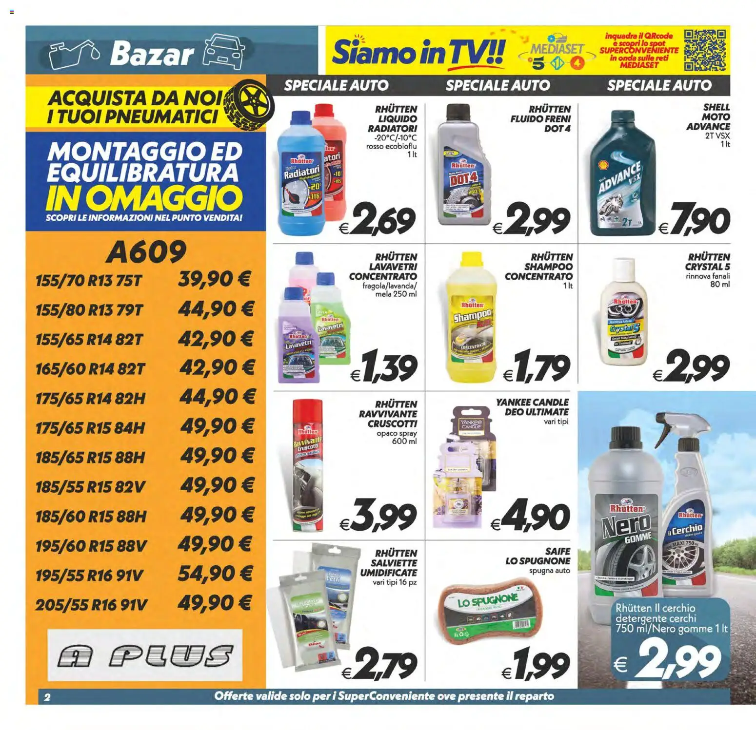 Volantino SuperConveniente del 29.05.2026 | Pagina: 27 | Prodotti: Spugna, Shampoo, Detergente, TV