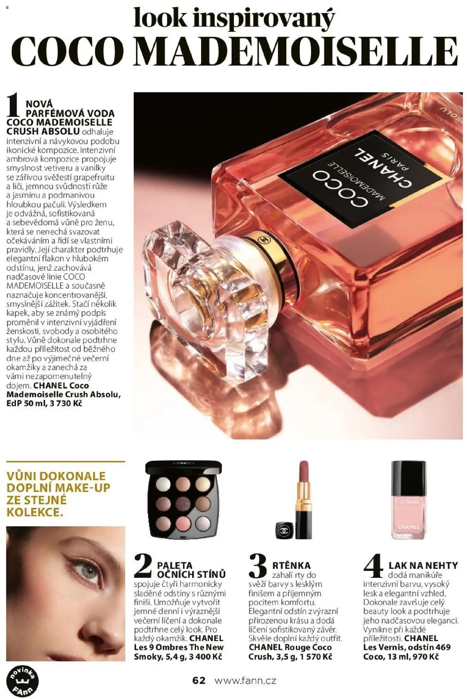 FAnn parfumerie katalog Podzim 2026 od 01.09.2026 | Strana: 62 | Produkty: Nehty, Barvy, Rtěnka, Lak na nehty