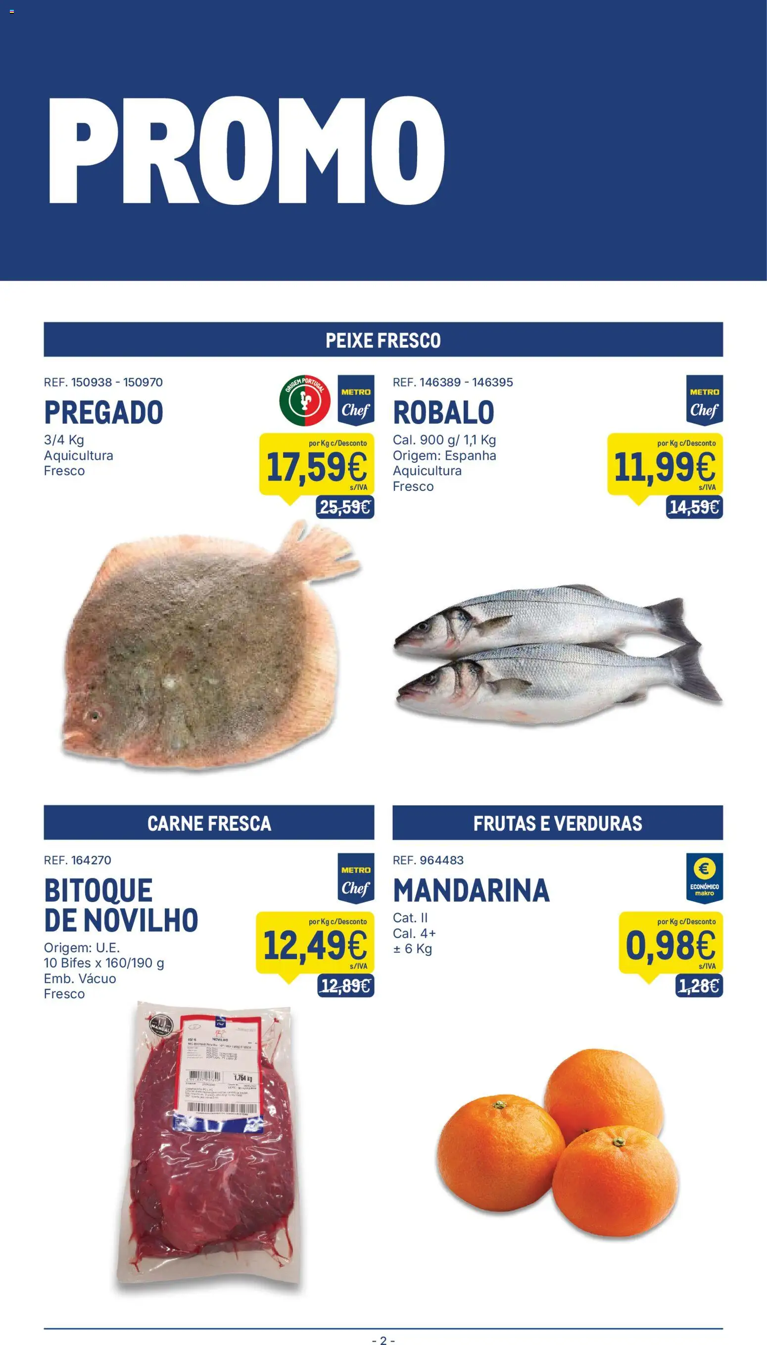 Makro folheto │ válido de 13/10/2026 | Página: 2 | Produtos: Frutas, Peixe, Carne