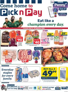 Pick n Pay specials catalogue – valid from 14/09/2026