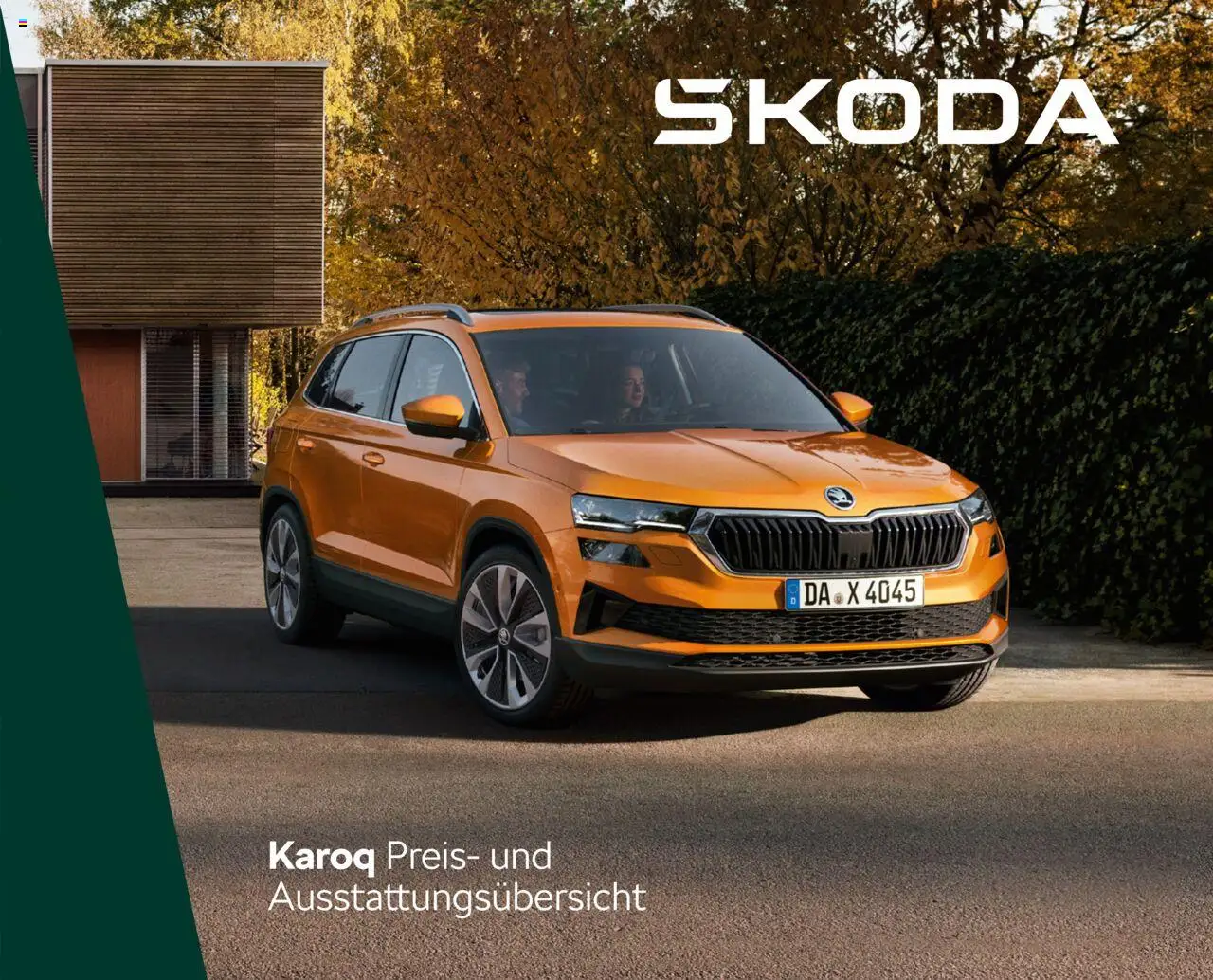 Škoda Karoq Preisliste – gültig ab 10.09.2025 | Seite: 1
