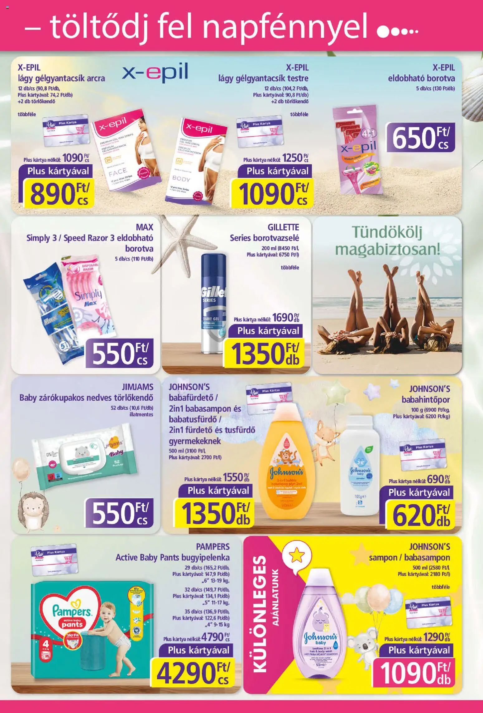 Plus Market akciós ujság - amely érvényes a következő dátumtól: 2026.07.16. | Oldal: 5 | Termékek: Body, Törlőkendő, Borotva, Tusfürdő