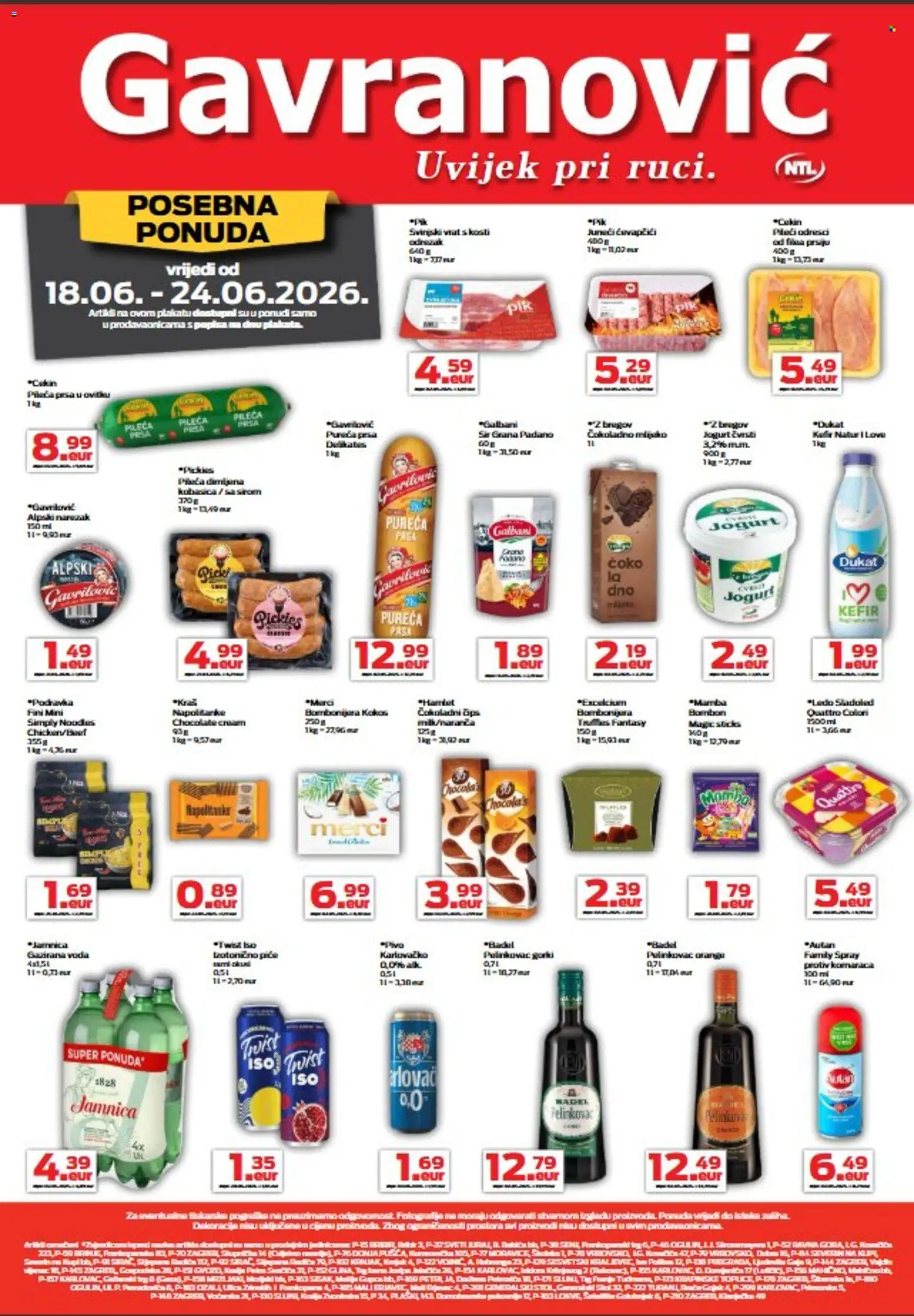 Gavranović katalog | vrijedi od 18.06.2026 | Stranica: 1
