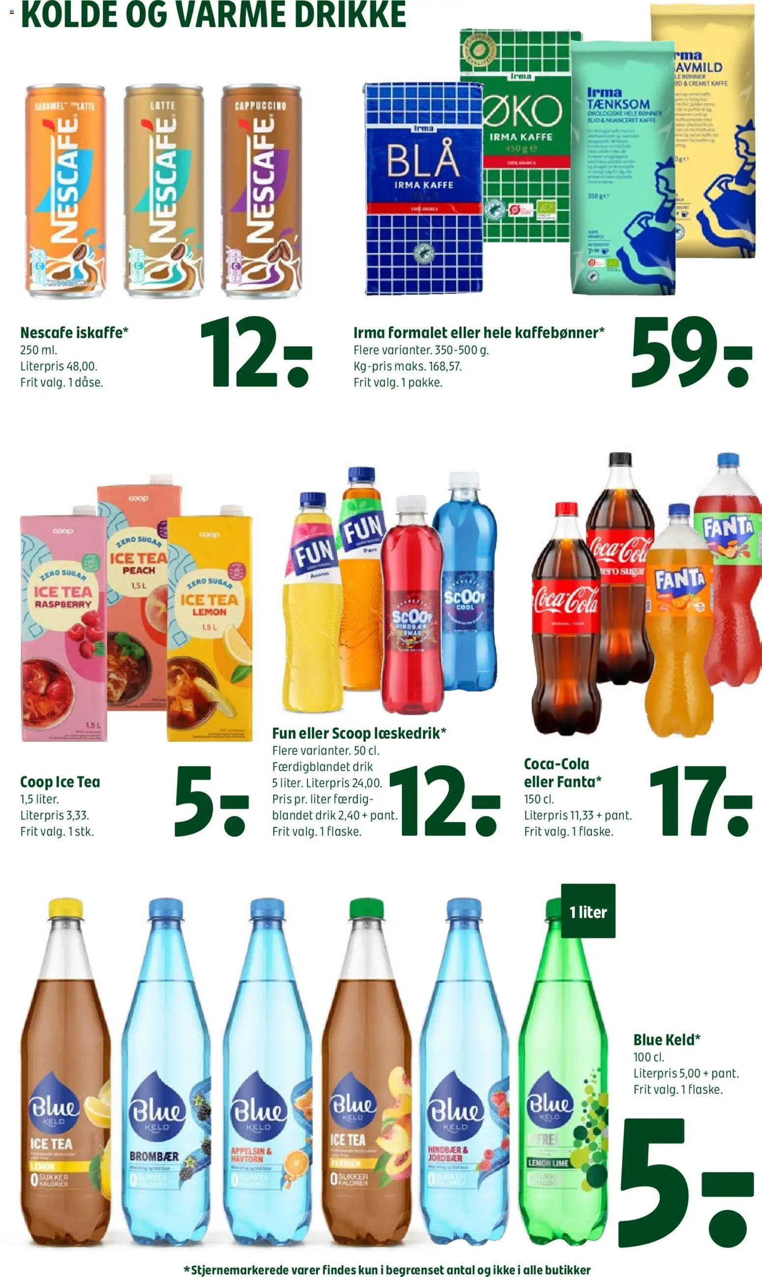 Coop 365 tilbudsavis – gyldig fra 23/07/2026 | Side: 18 | Produkter: Kaffe, Bønner, Hindbær, Fanta
