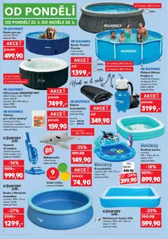 Náhled letáku Kaufland leták - Brno od 17.06.2026 | Strana: 8 | Produkty: Písková filtrace, Hadice, Bazén, Nafukovačka