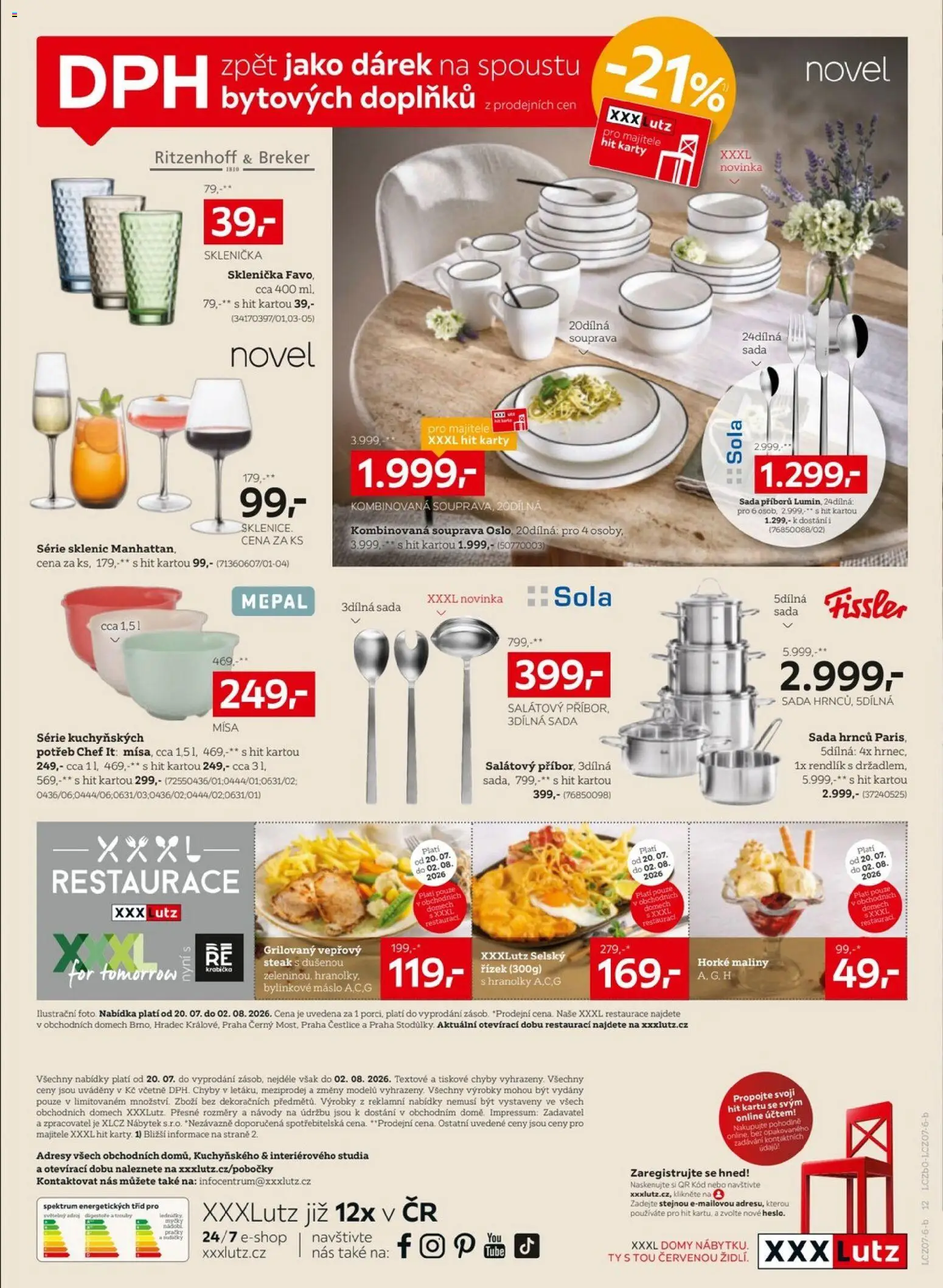 XXXLutz leták od 20.06.2026 | Strana: 12 | Produkty: Příbor, Sada hrnců, Bylinkové máslo, Nábytek