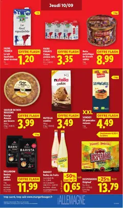 LIDL - Prévisualisation de NUTELla COOKIES, NUTELla COOKIES 196 g valide à partir de 10/09/2026 | Page: 17