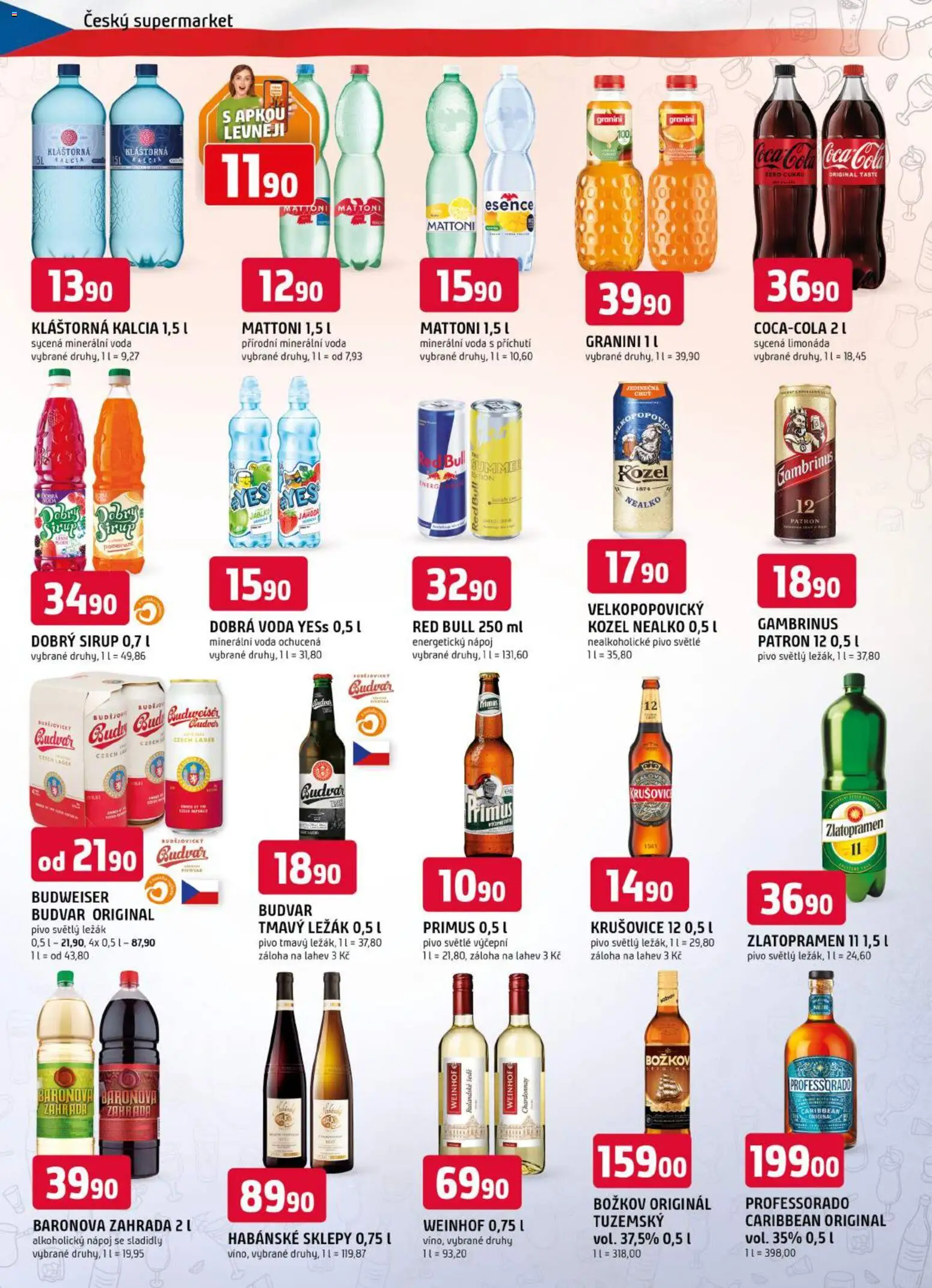 Trefa leták od 01.07.2026 | Strana: 10 | Produkty: Zlatopramen, Kláštorná kalcia, Zlatopramen 11, Granini