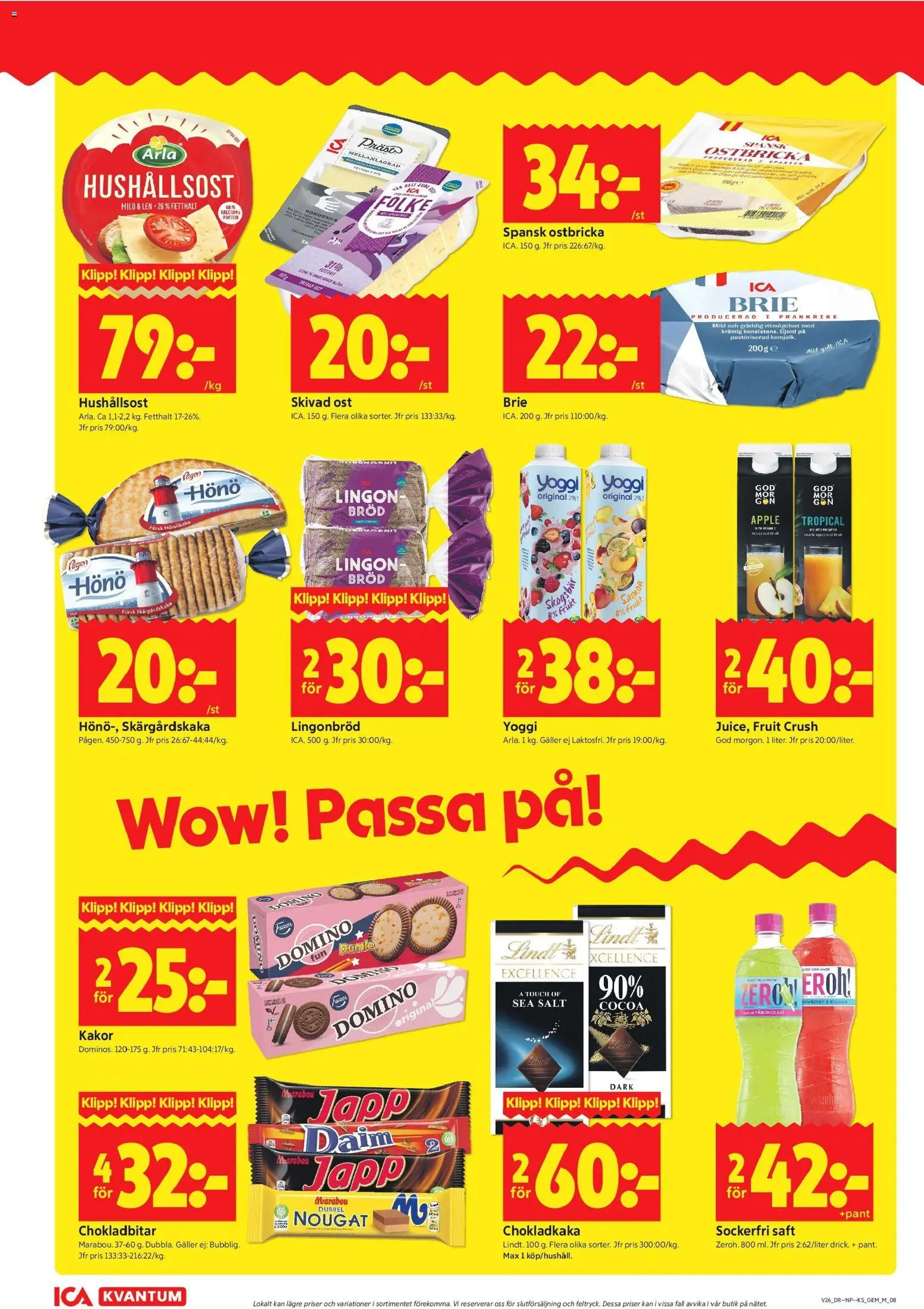 ICA Kvantum reklamblad aktuell från 22/06/2026 | Sida: 8