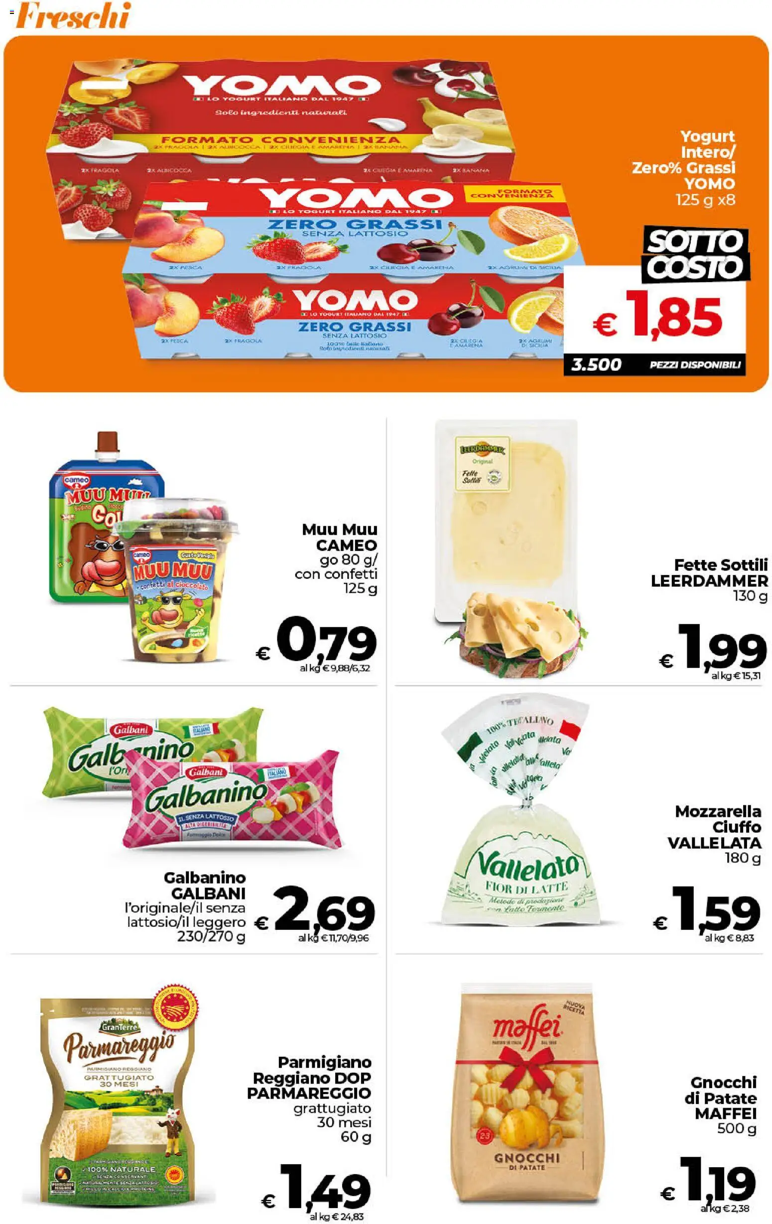 Volantino Ipercoop del 13/10/2026 | Pagina: 13 | Prodotti: Patate, Latte, Gnocchi, Amarena