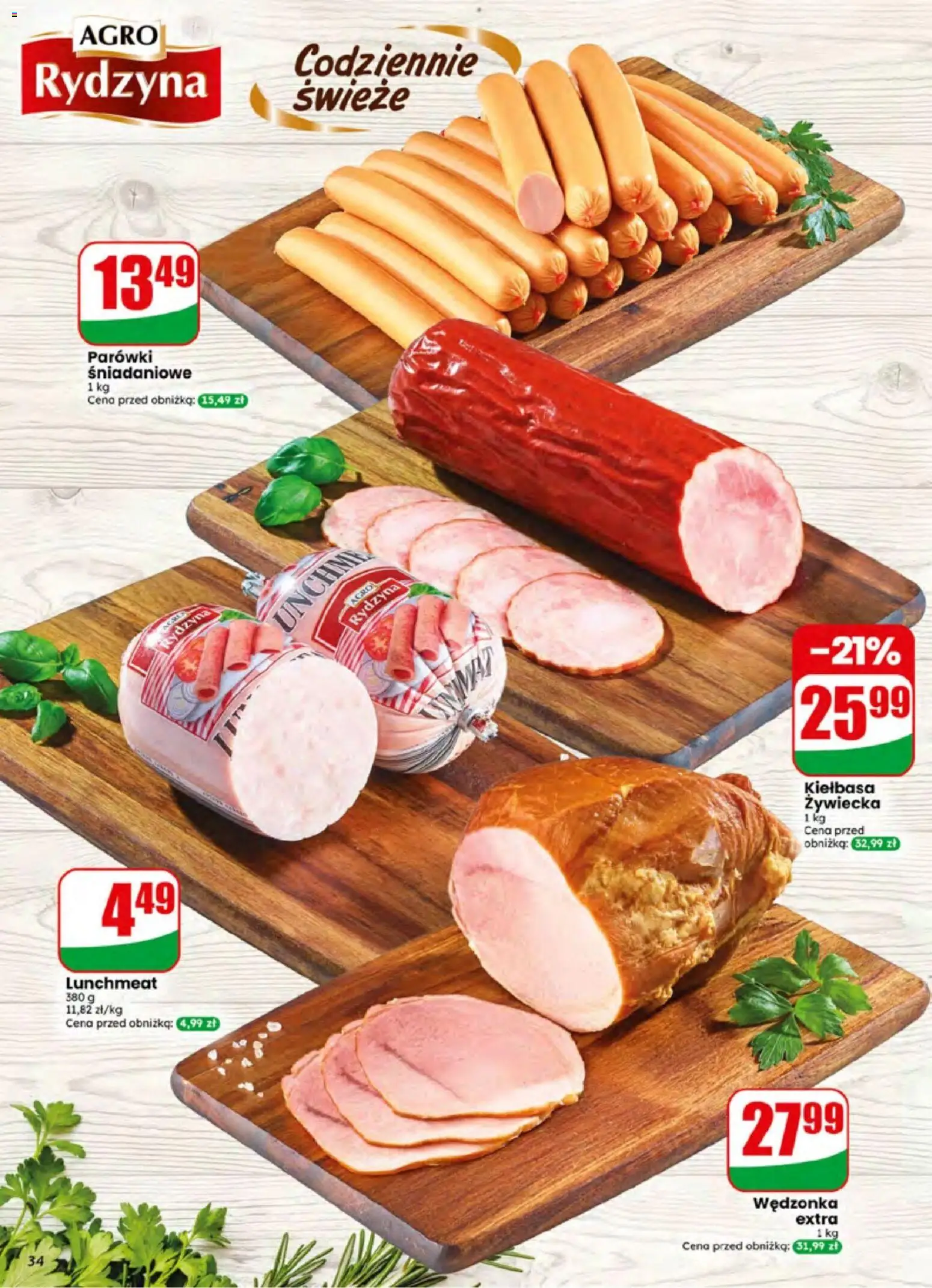 Dino gazetka od 01.07.2026 | Strona: 34 | Produkty: Kiełbasa, Parówki