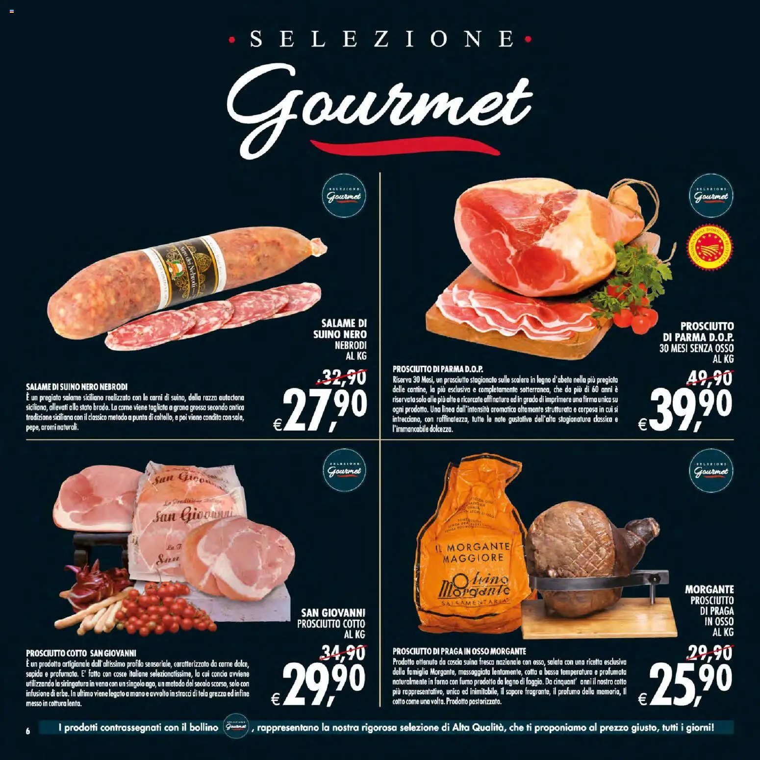 Volantino Decò del 19.05.2026 | Pagina: 6 | Prodotti: Prosciutto di Parma, Salame, Suino, Infusione