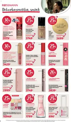 Rossmann akciós újság - amely érvényes a következő dátumtól: 2026.07.06. | Oldal: 10
