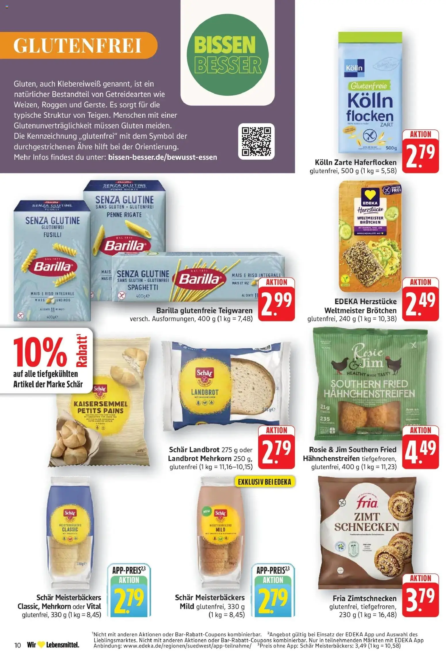 Edeka Prospekt Eislingen (ab 12.10.2026) » Angebote Online | Seite: 10 | Produkte: Mais, Kolln, Reis, Flocken