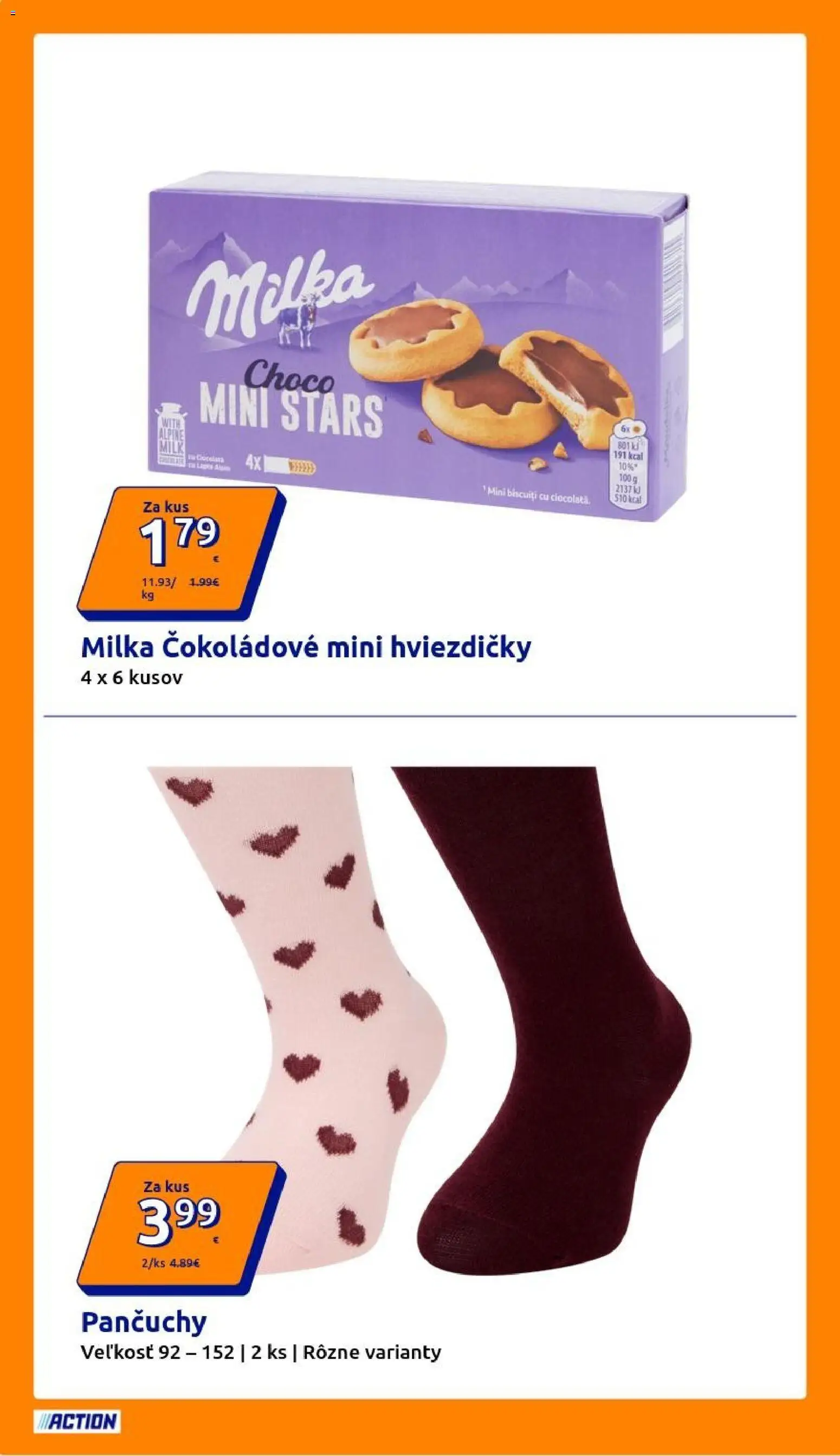 Nové Action akcie – leták je platný od 07.10.2026 | Strana: 12 | Produkty: Milka