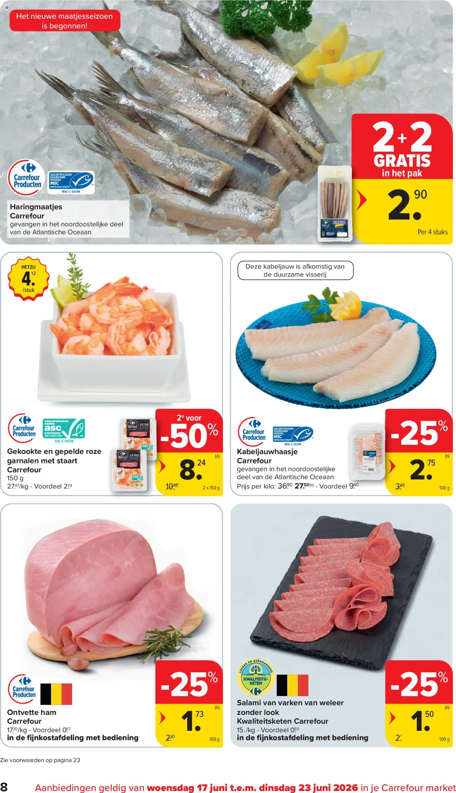 {H1} | Pagina: 8 | Producten: Ham, Kekszek, Salami