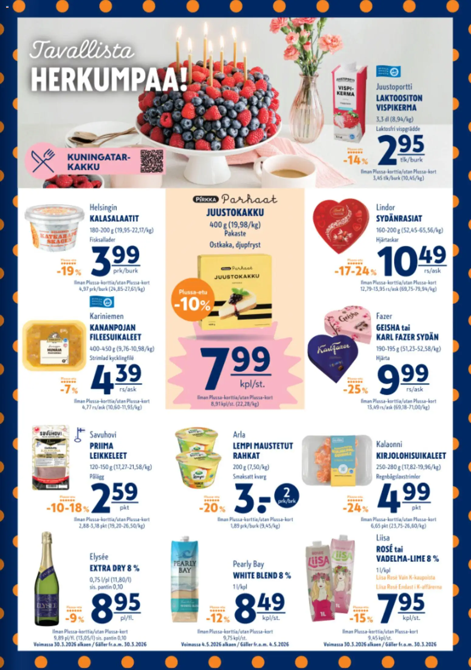 K-Supermarket tarjoukset – voimassa 07.05.2026 alkaen | Sivu: 3 | Tuotteet: Pampers, Kerma