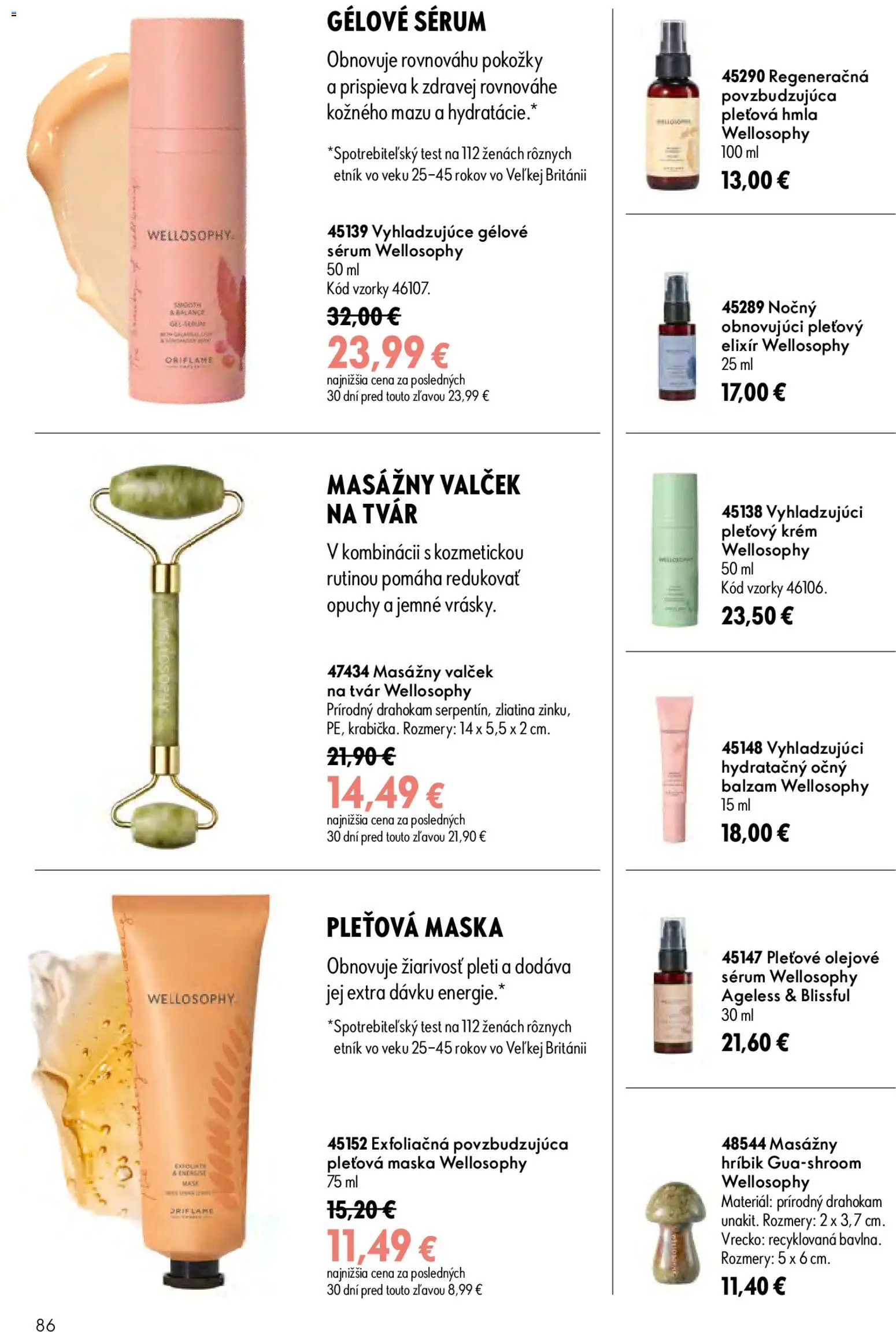Nové Oriflame akcie – leták je platný od 17.06.2026 | Strana: 86 | Produkty: Maska, Krém