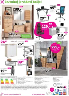 Mömax katalog akcije – veljaven od 29.06.2026 | Stran: 8 | Izdelki: Pisalna miza, Omara, Miza, Stol