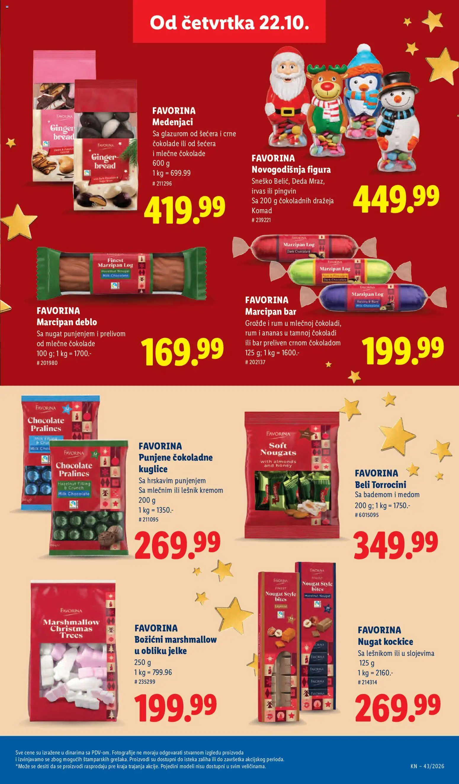Lidl katalog - važi od 22.10.2026 | Strana: 47 | Proizvode: Ananas, Grožđe, Medenjaci, Marshmallow