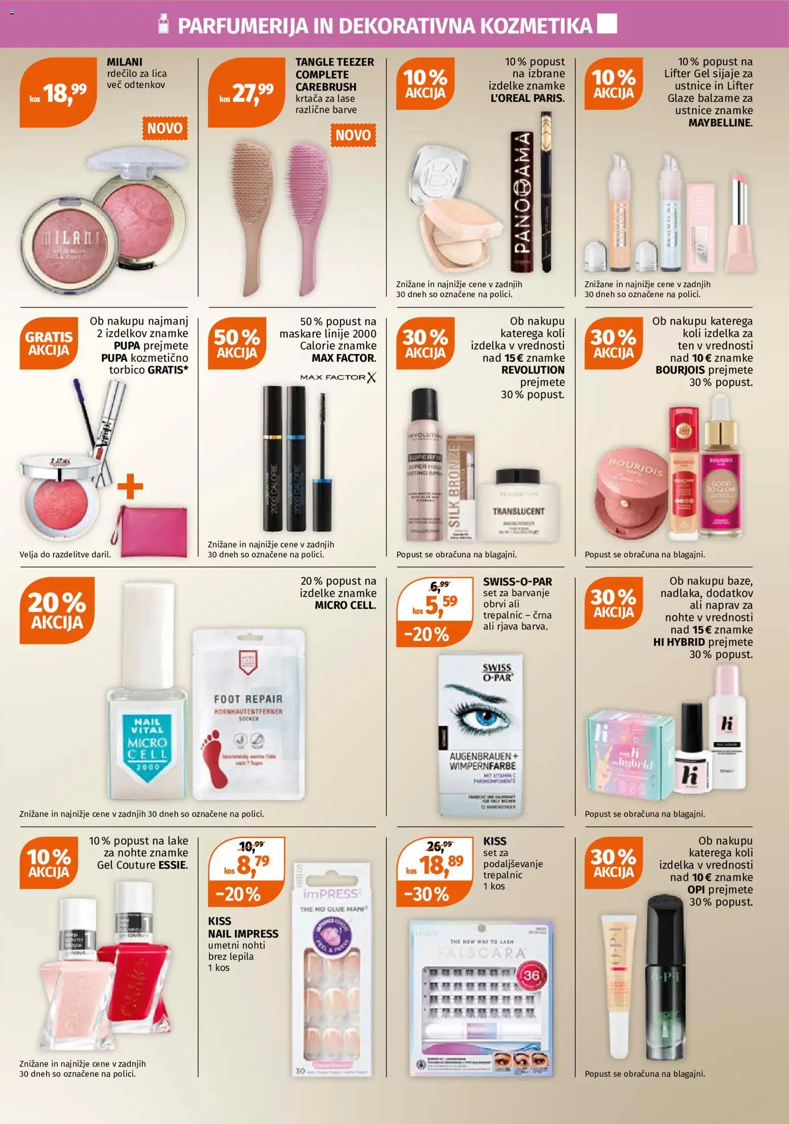 Novi Müller katalog ponudbe – veljaven od 28.09.2026 | Stran: 3 | Izdelki: Dekorativna kozmetika, Rdečilo za lica, Kos, Krtaca