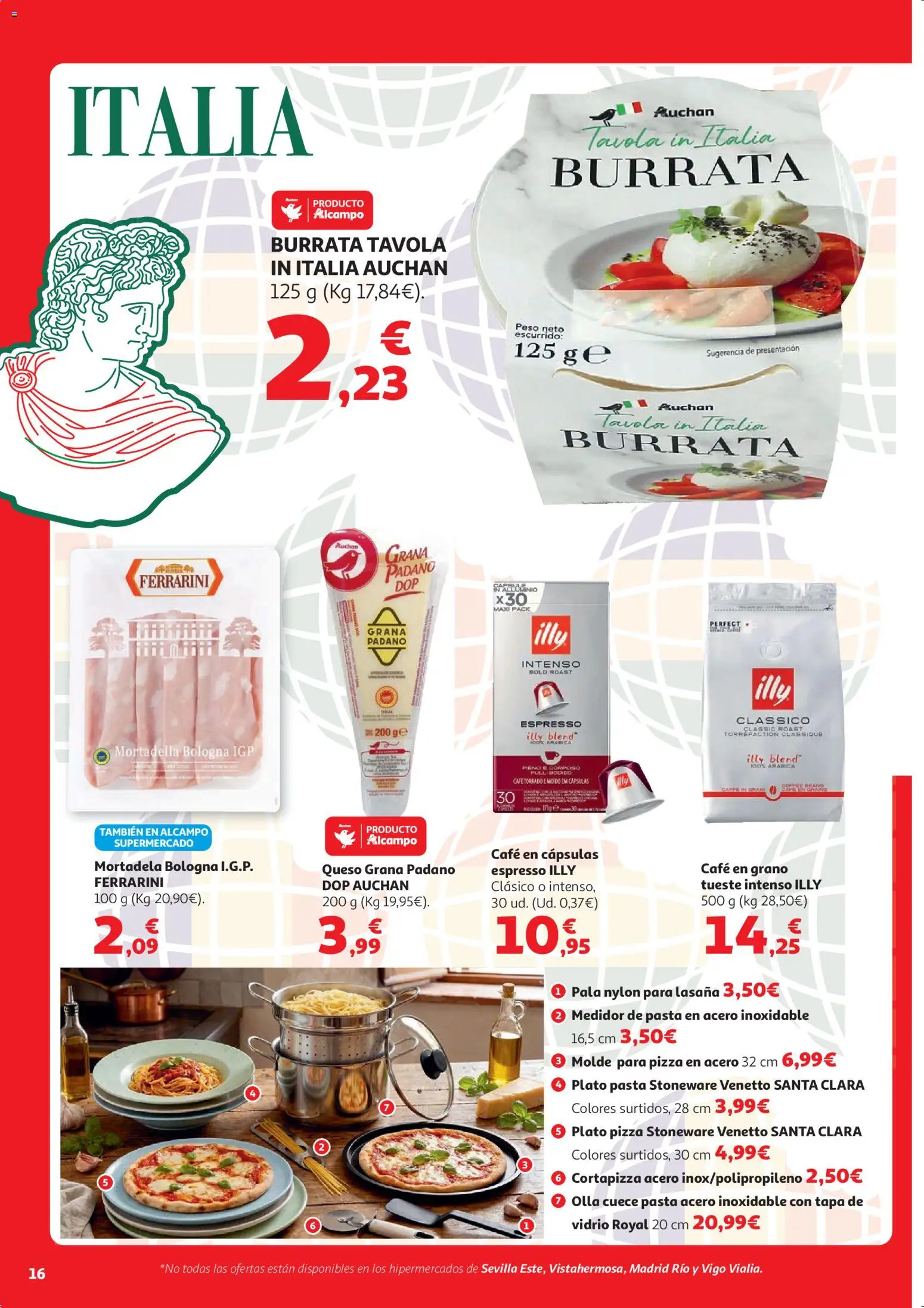 Alcampo  HG Unico Mad │ válido desde el 07.04.2026 | Página: 21 | Productos: Café, Café en cápsulas, Café en grano, Mortadela
