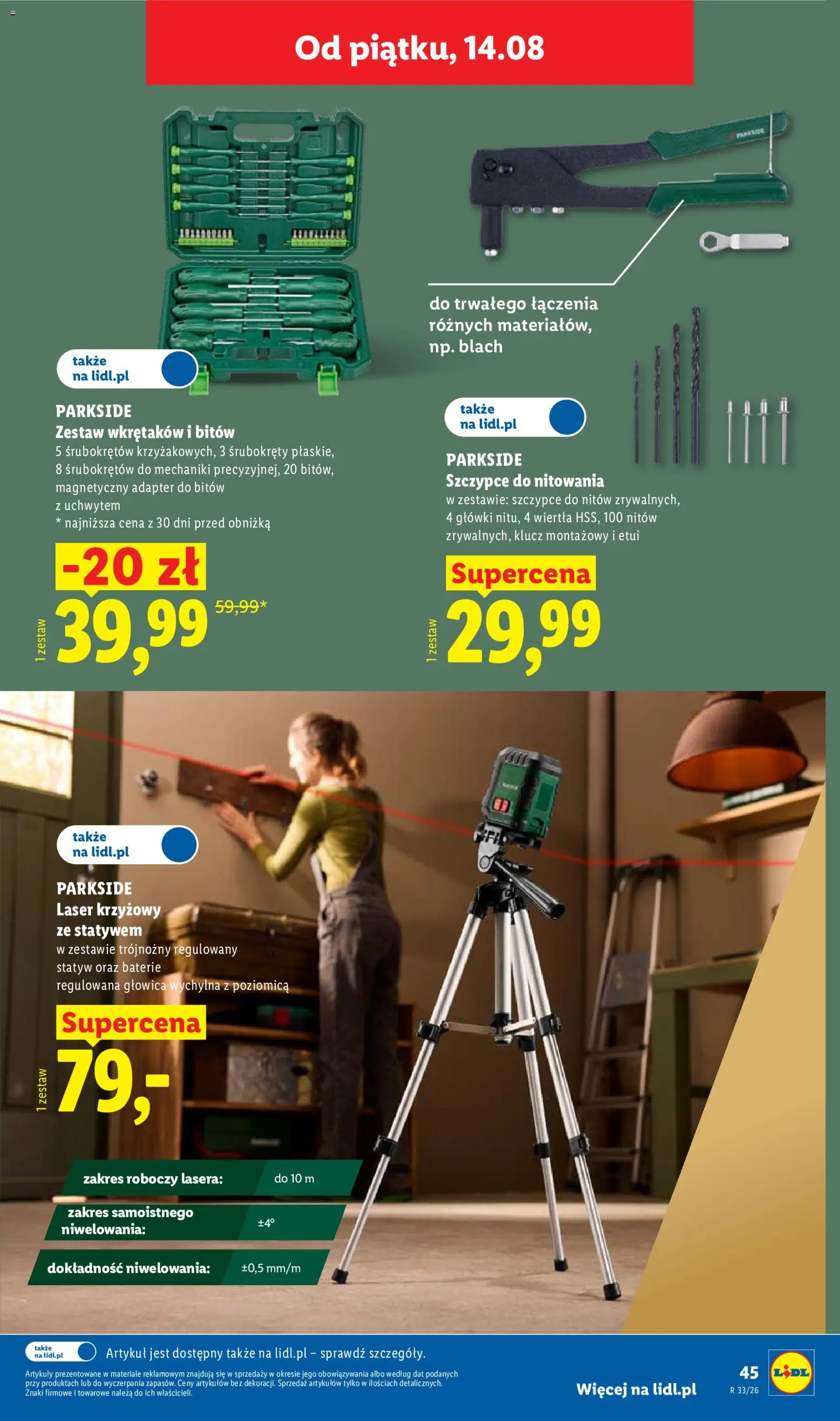 Lidl Polsko katalog od 10.08.2026 | Strana: 55 | Produkty: Parkside, Adaptér, Baterie