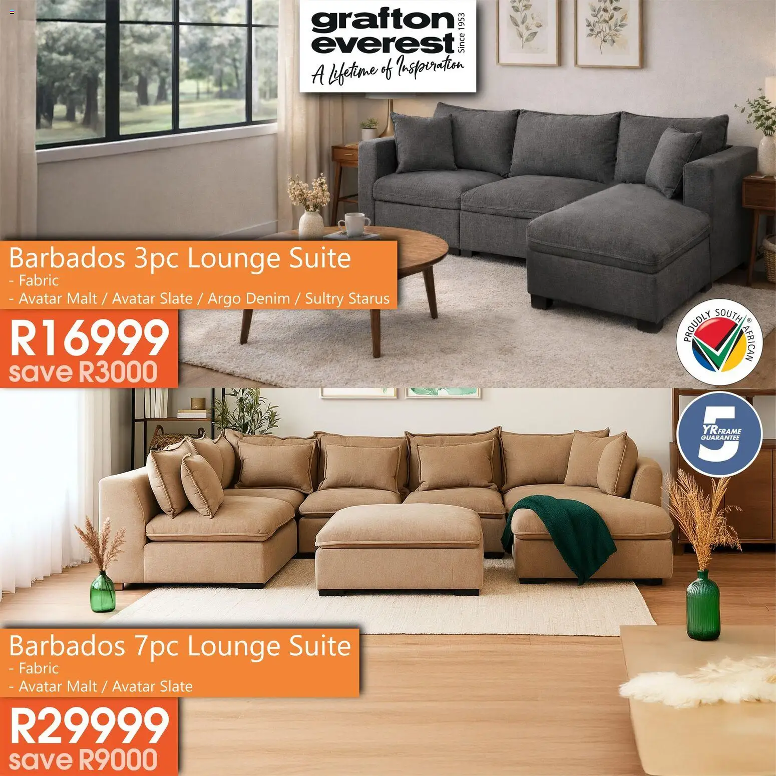 New Tafelberg Furnishers catalogue – valid from 27.05.2026 | Page: 11 | Products: Lounge suite