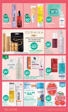 Pogląd oferty "Super-pharm gazetka" - ważna od 16.06.2026 | Strona: 12 | Produkty: Kosmetyki, Mleko, Tonik, Hydrolat