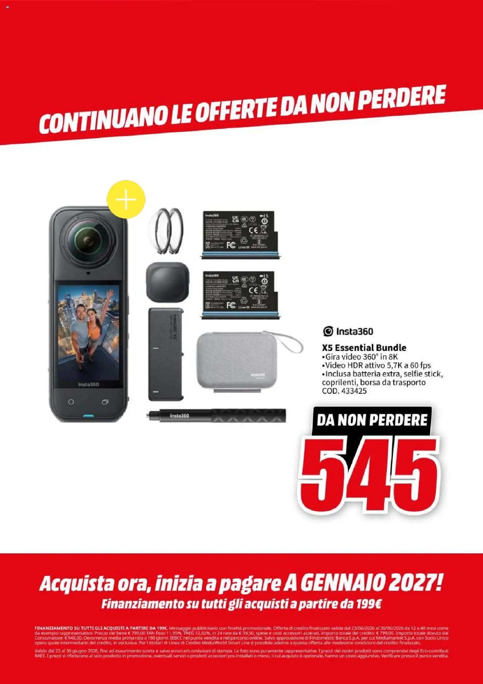 Volantino Media World del 23/06/2026 | Pagina: 27 | Prodotti: Video, Borsa, Batteria