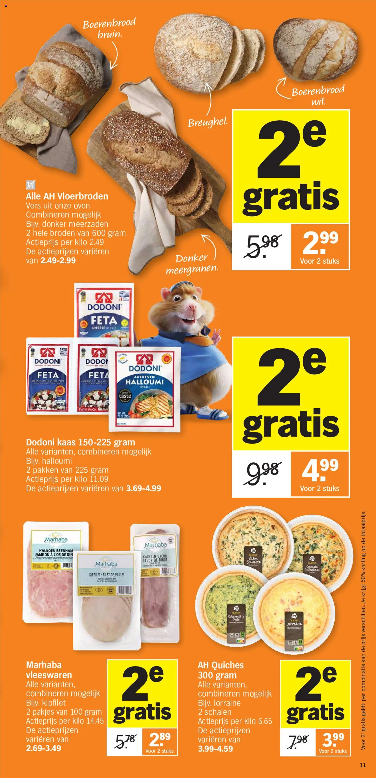 {H1} | Pagina: 11 | Producten: Zalm, Feta, Kaas, Kan