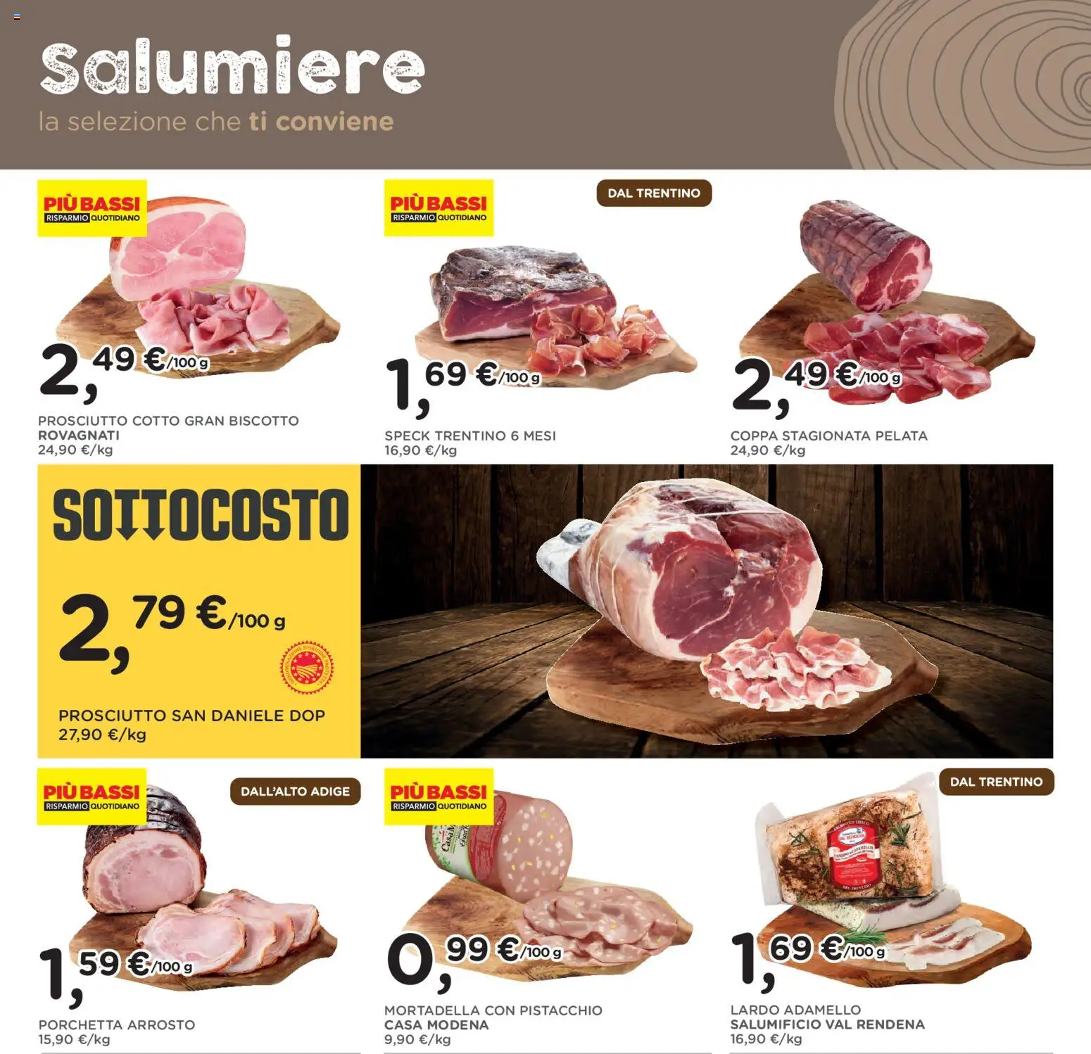 Volantino Poli del 28/10/2026 | Pagina: 4 | Prodotti: Arrosto, Pistacchio, Prosciutto, Mortadella
