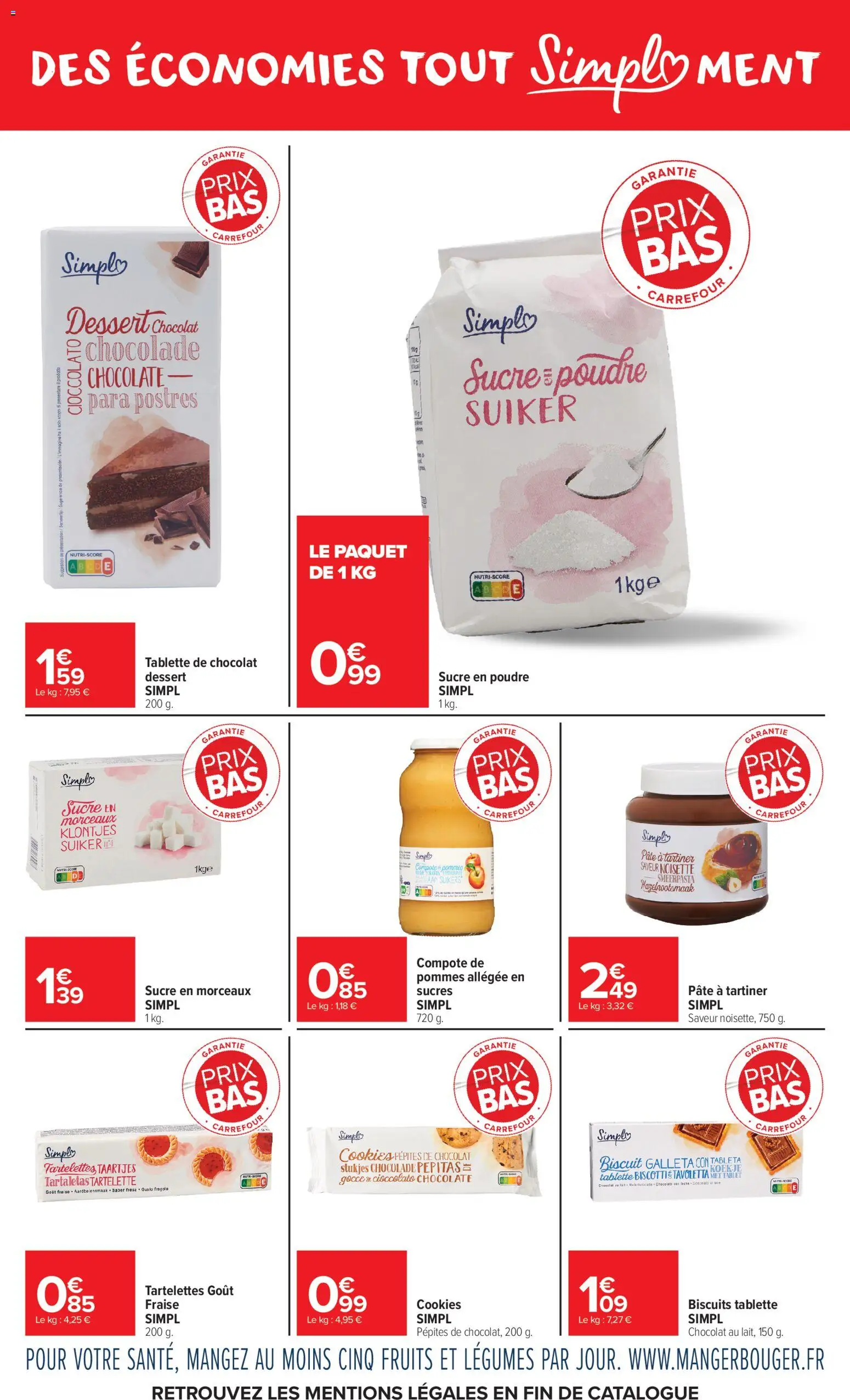 {H1} | Page: 7 | Produits: Sucre, Poudre, Cookies, Sucre en poudre