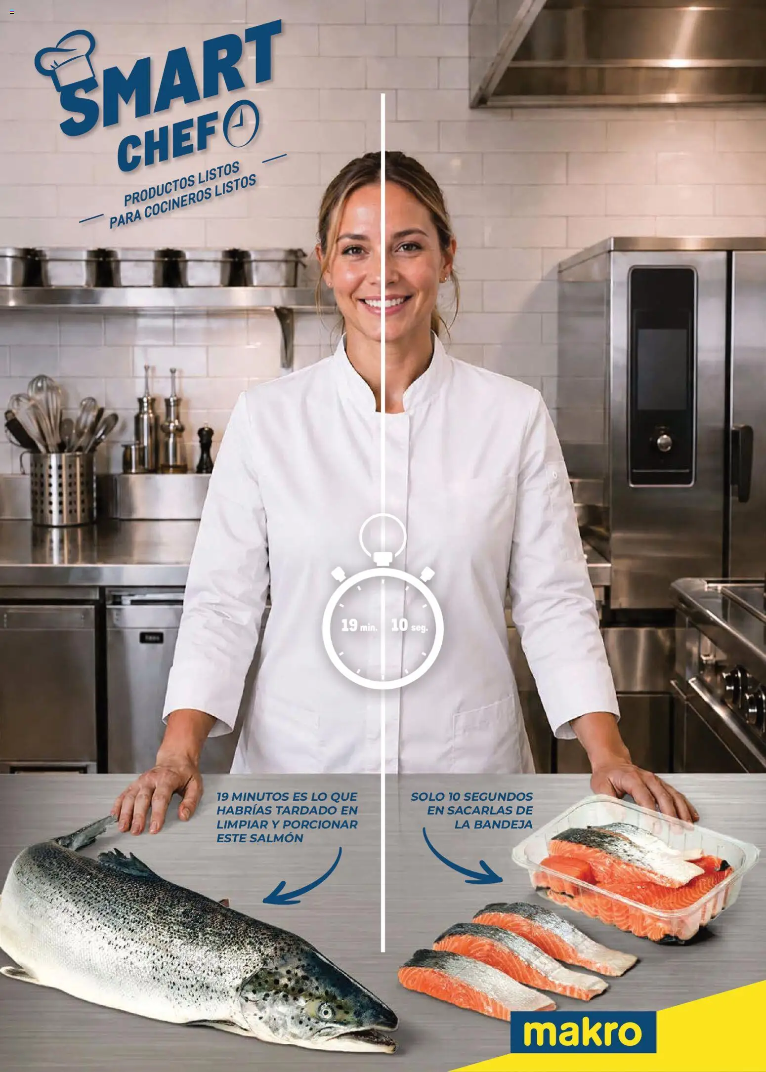 Makro Smart Chef │ válido desde el 01/09/2026 | Página: 1 | Productos: Salmón, Bandeja