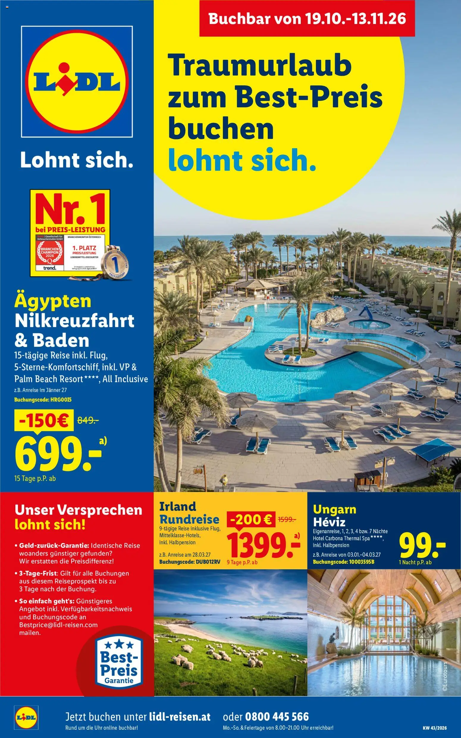 Lidl Sommer verlängern gültig ab 19.10.2026 | Seite: 1 | Produkte: Uhr
